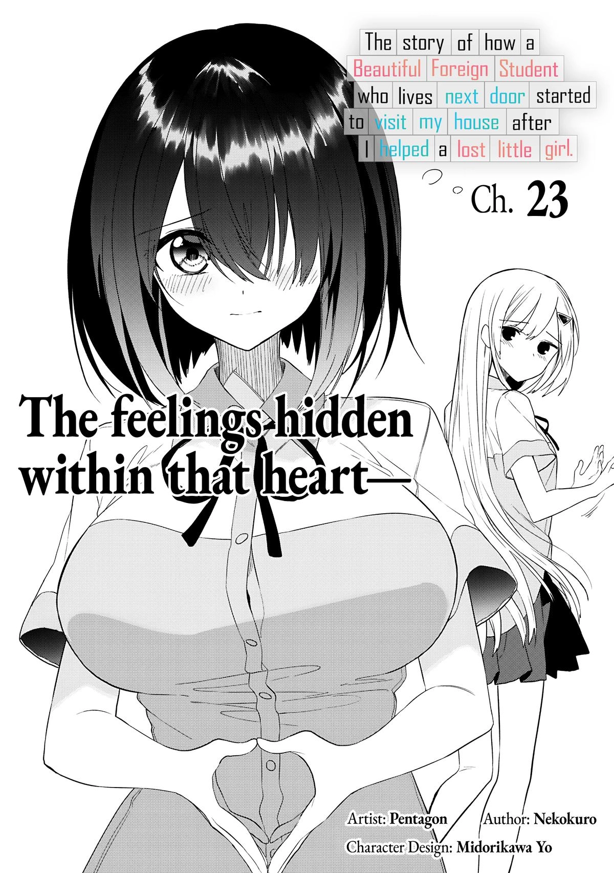The Story of How a Beautiful Foreign Student Who Lives Next Door Started to Visit My House After I Helped a Lost Little Girl Chapter 23 page 1 - 