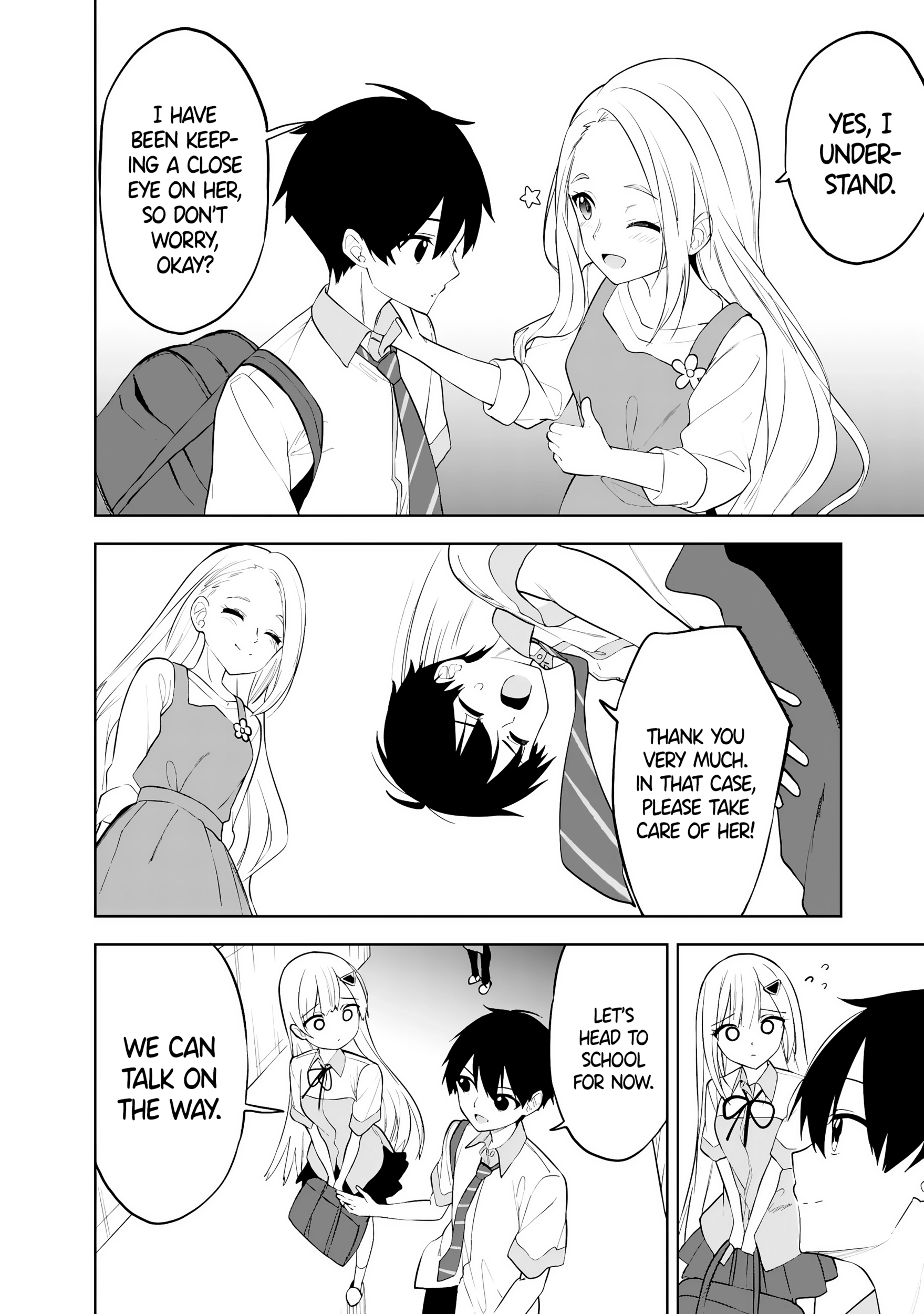 The Story of How a Beautiful Foreign Student Who Lives Next Door Started to Visit My House After I Helped a Lost Little Girl Chapter 28 page 14 - 