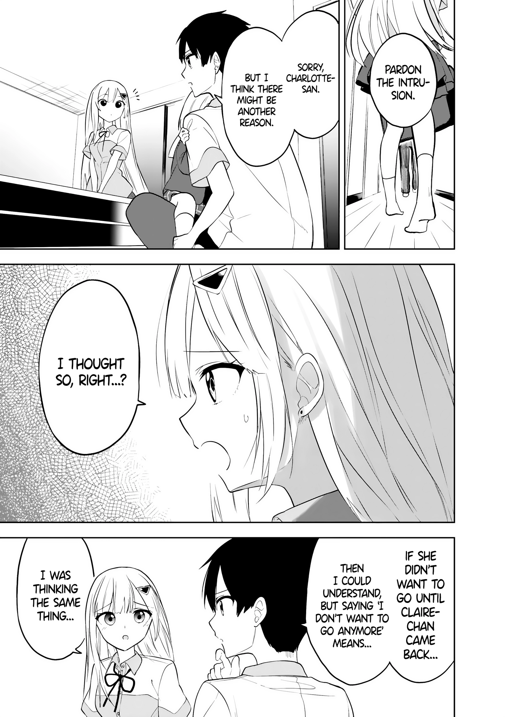 The Story of How a Beautiful Foreign Student Who Lives Next Door Started to Visit My House After I Helped a Lost Little Girl Chapter 28 page 3 - 