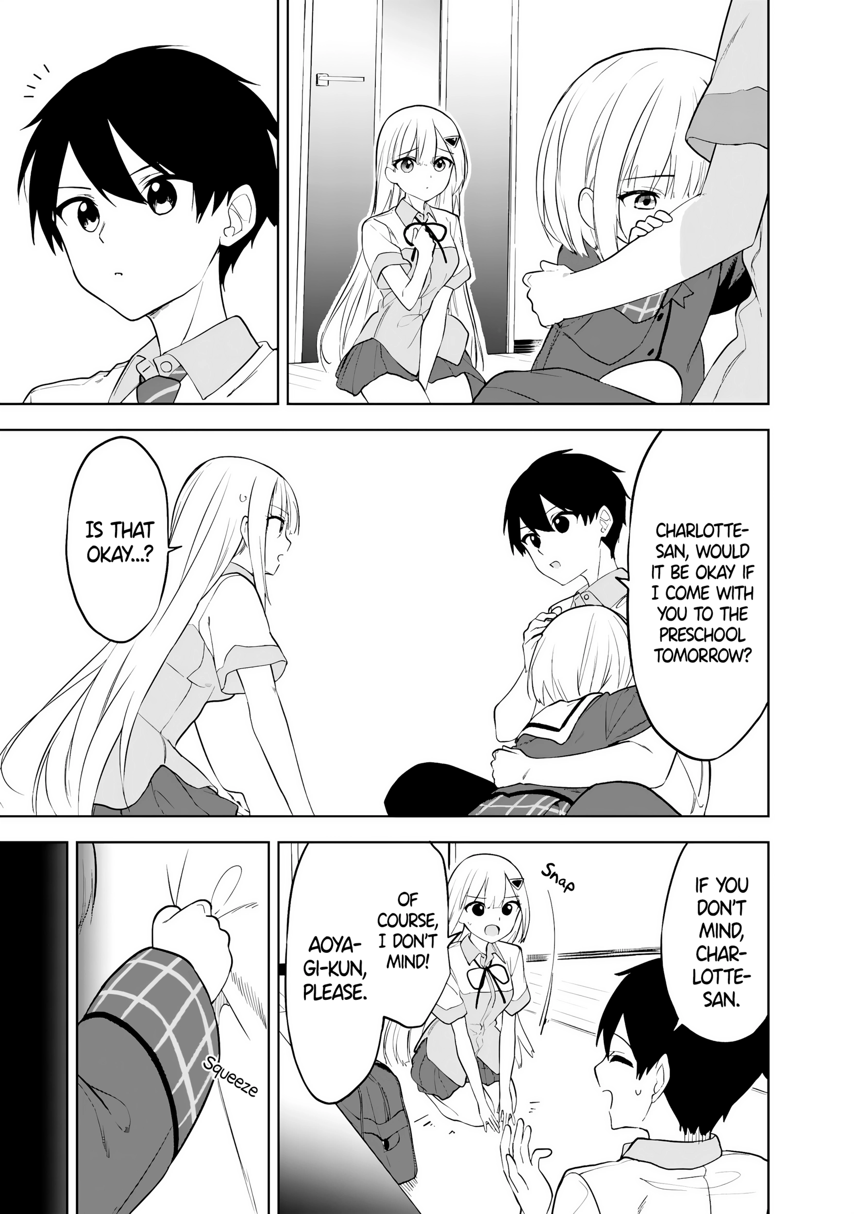 The Story of How a Beautiful Foreign Student Who Lives Next Door Started to Visit My House After I Helped a Lost Little Girl Chapter 28 page 5 - 