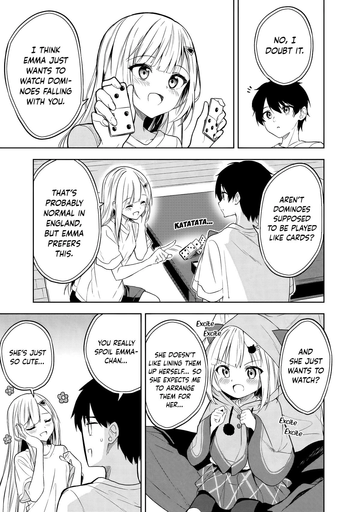 The Story of How a Beautiful Foreign Student Who Lives Next Door Started to Visit My House After I Helped a Lost Little Girl Chapter 3 page 12 - 