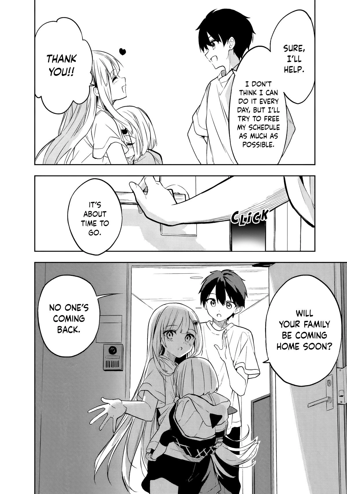 The Story of How a Beautiful Foreign Student Who Lives Next Door Started to Visit My House After I Helped a Lost Little Girl Chapter 3 page 21 - 