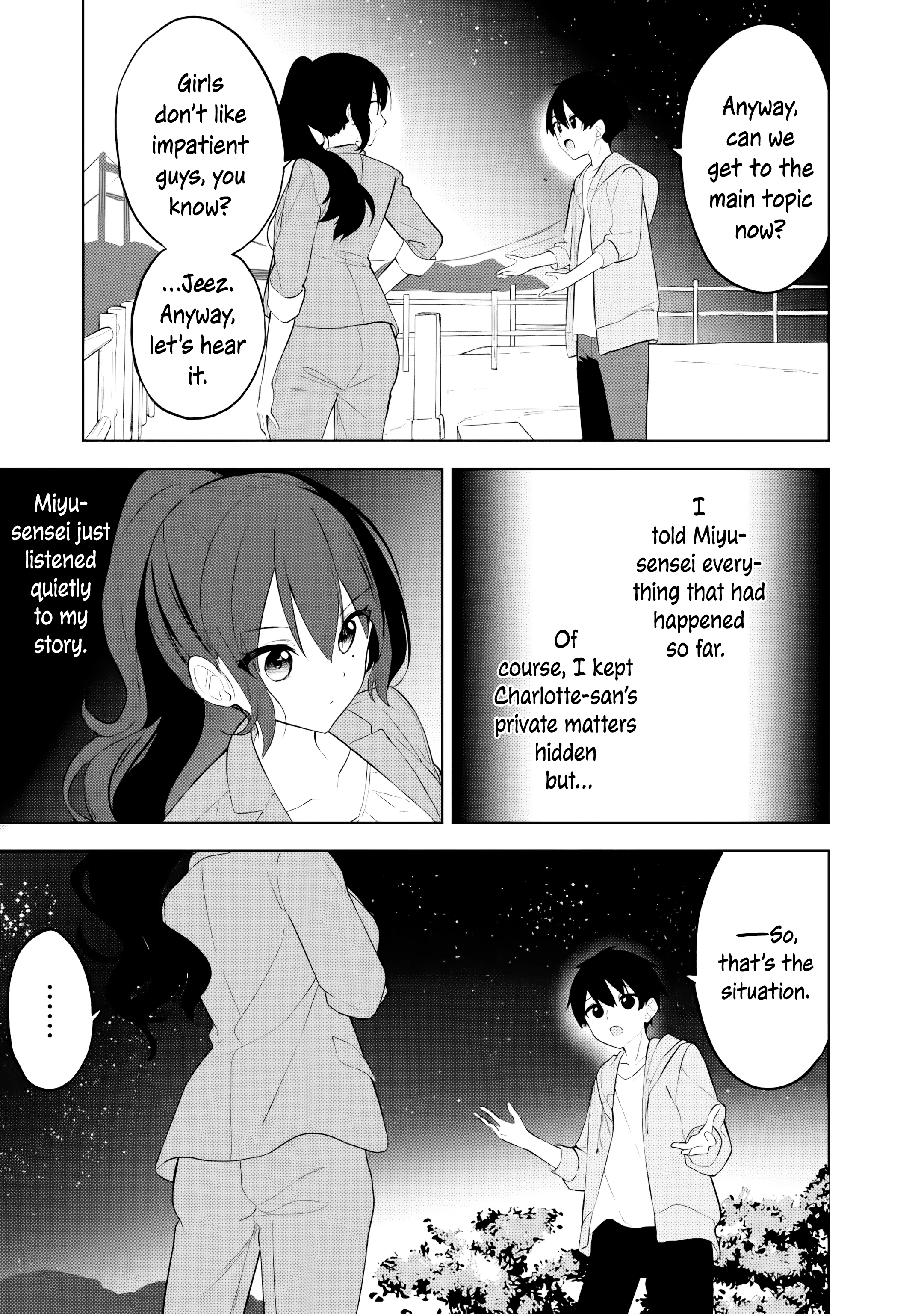 The Story of How a Beautiful Foreign Student Who Lives Next Door Started to Visit My House After I Helped a Lost Little Girl Chapter 30 page 14 - 