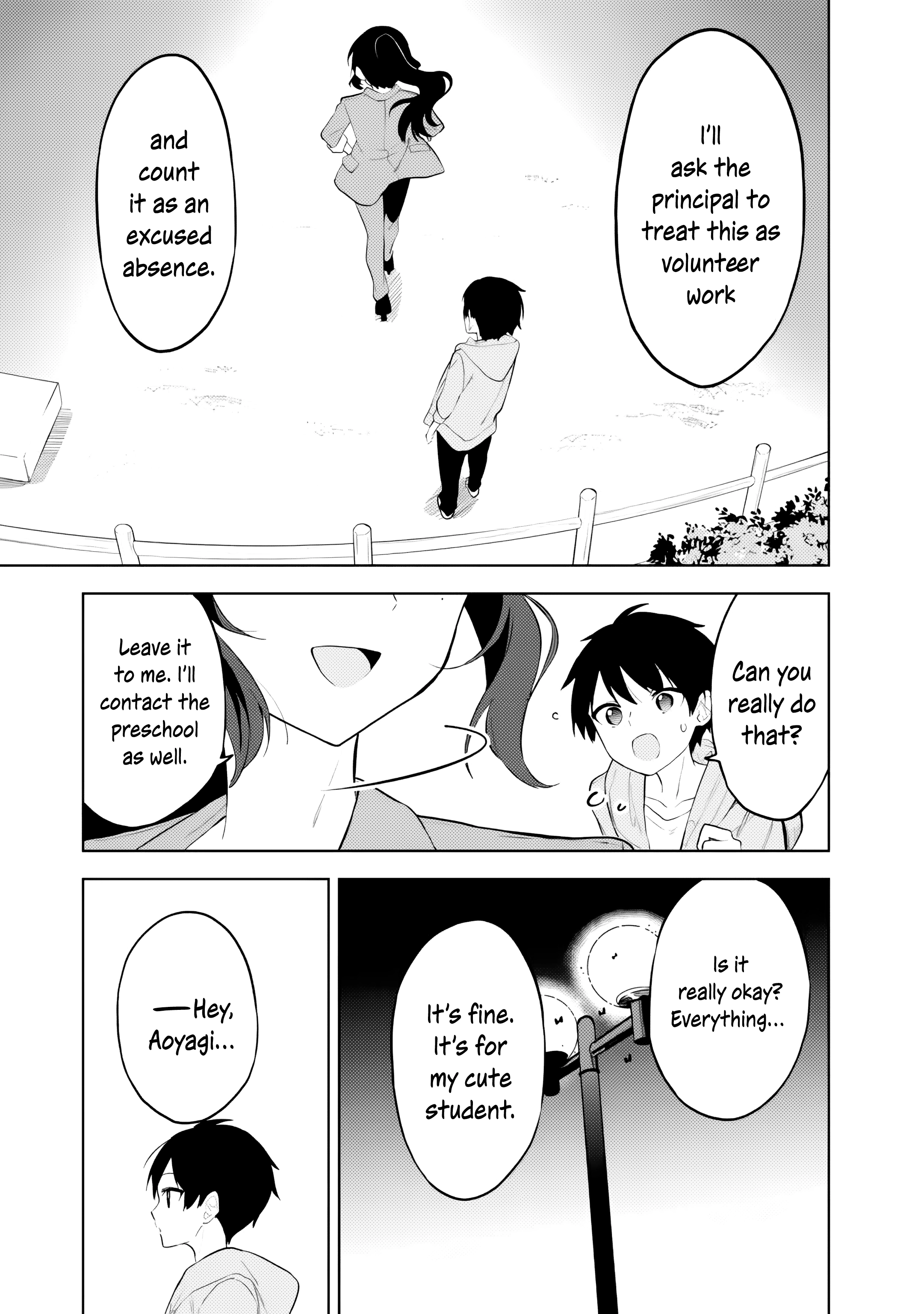 The Story of How a Beautiful Foreign Student Who Lives Next Door Started to Visit My House After I Helped a Lost Little Girl Chapter 30 page 24 - 