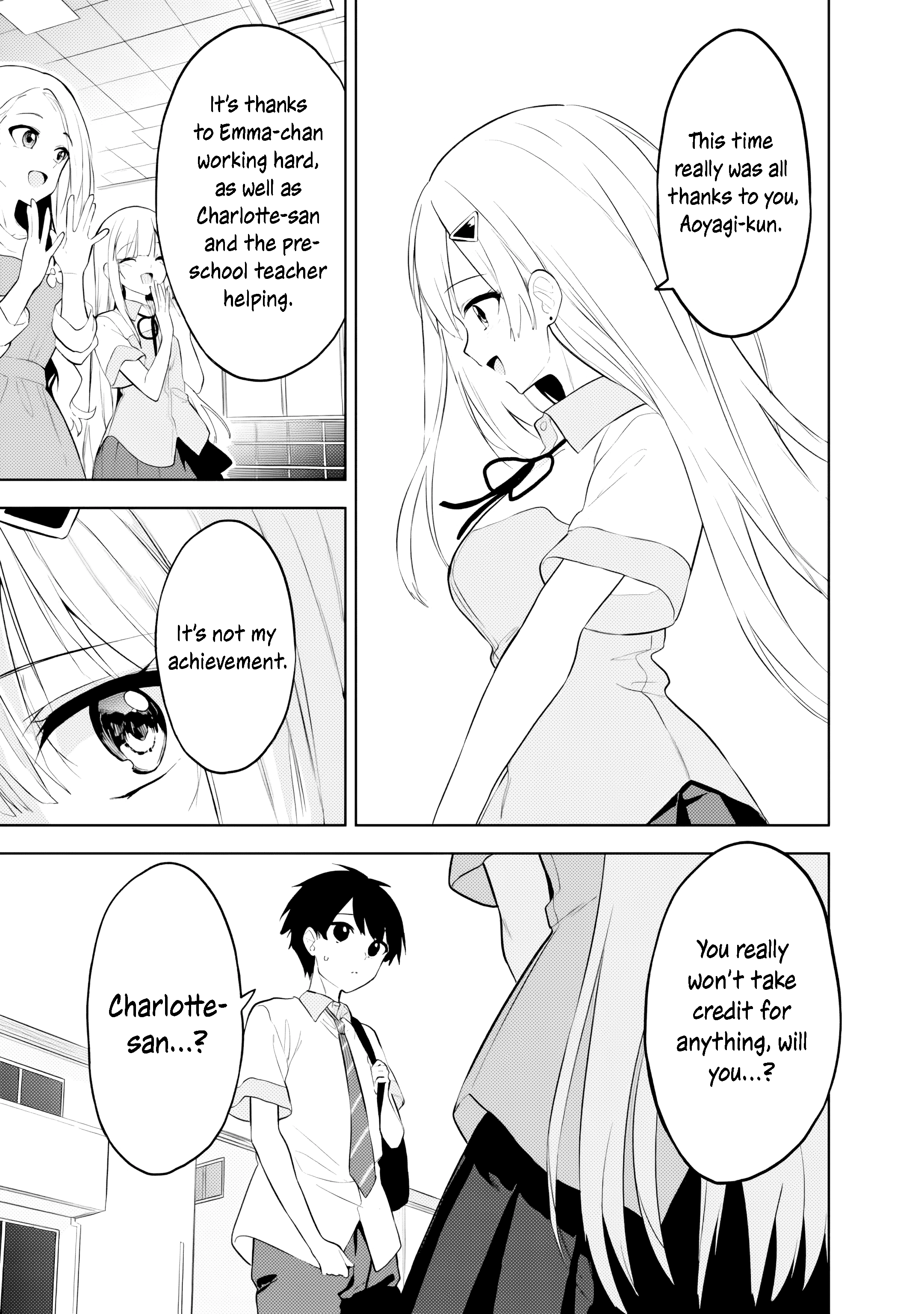 The Story of How a Beautiful Foreign Student Who Lives Next Door Started to Visit My House After I Helped a Lost Little Girl Chapter 31 page 27 - 