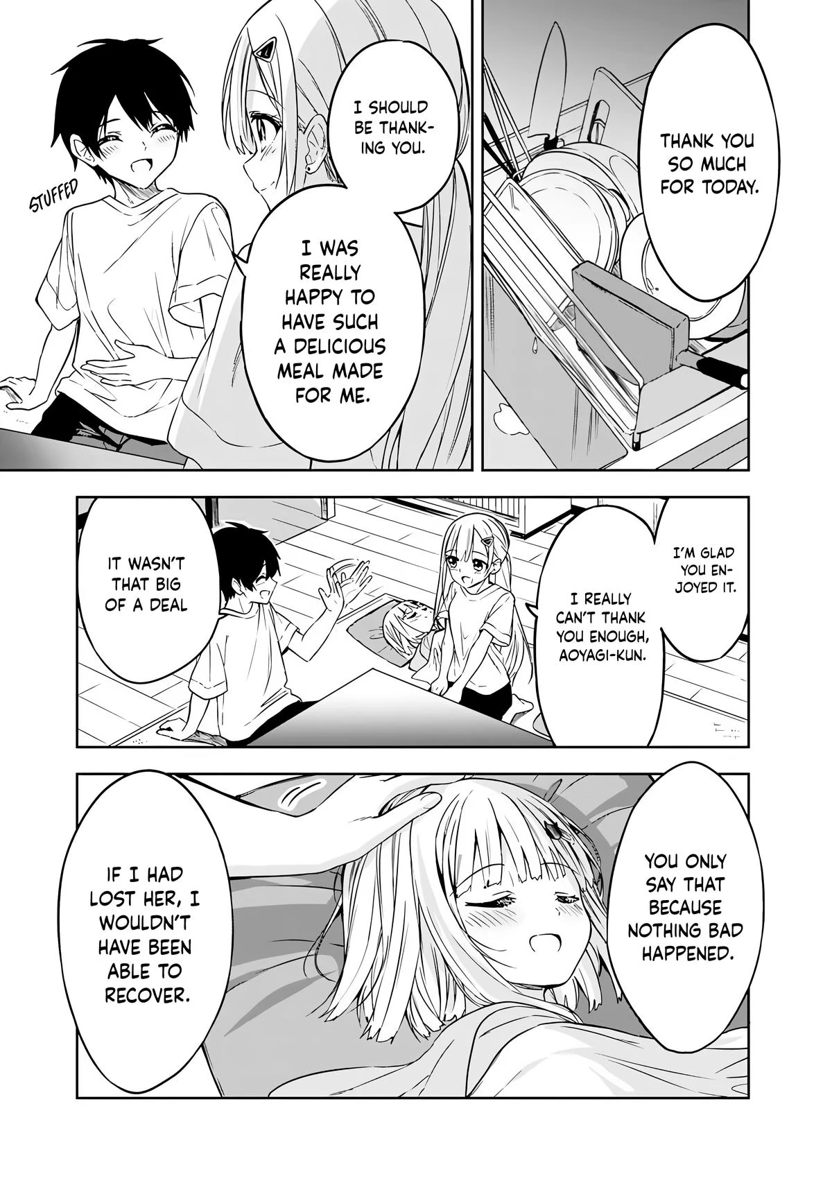 The Story of How a Beautiful Foreign Student Who Lives Next Door Started to Visit My House After I Helped a Lost Little Girl Chapter 4 page 12 - 