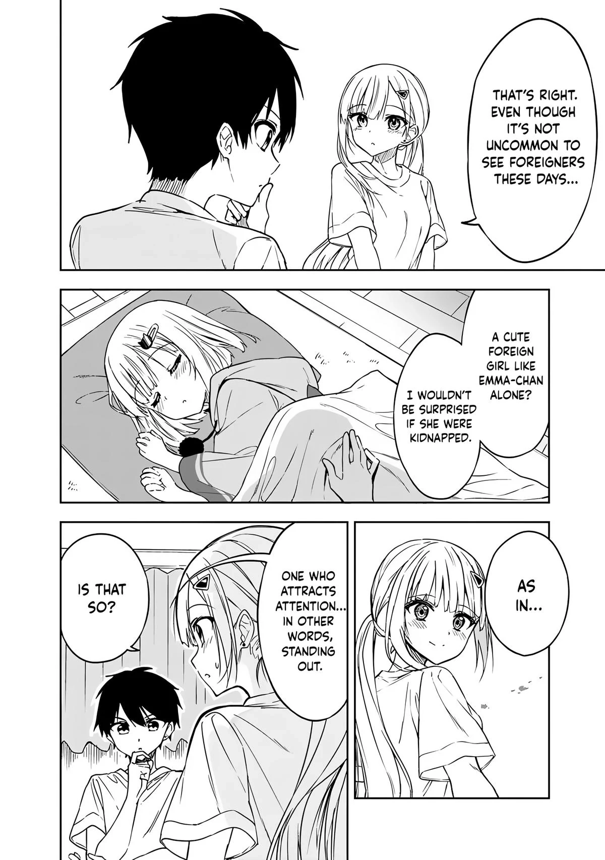 The Story of How a Beautiful Foreign Student Who Lives Next Door Started to Visit My House After I Helped a Lost Little Girl Chapter 4 page 13 - 
