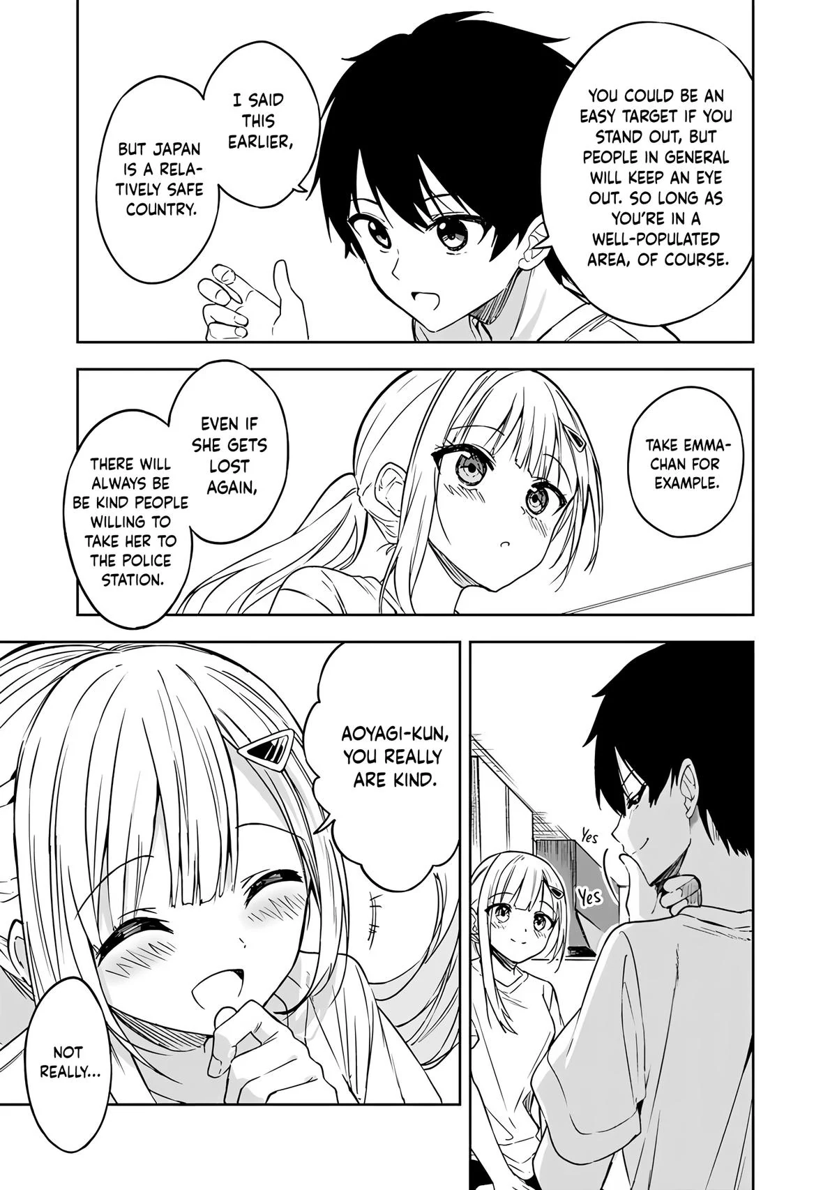 The Story of How a Beautiful Foreign Student Who Lives Next Door Started to Visit My House After I Helped a Lost Little Girl Chapter 4 page 14 - 