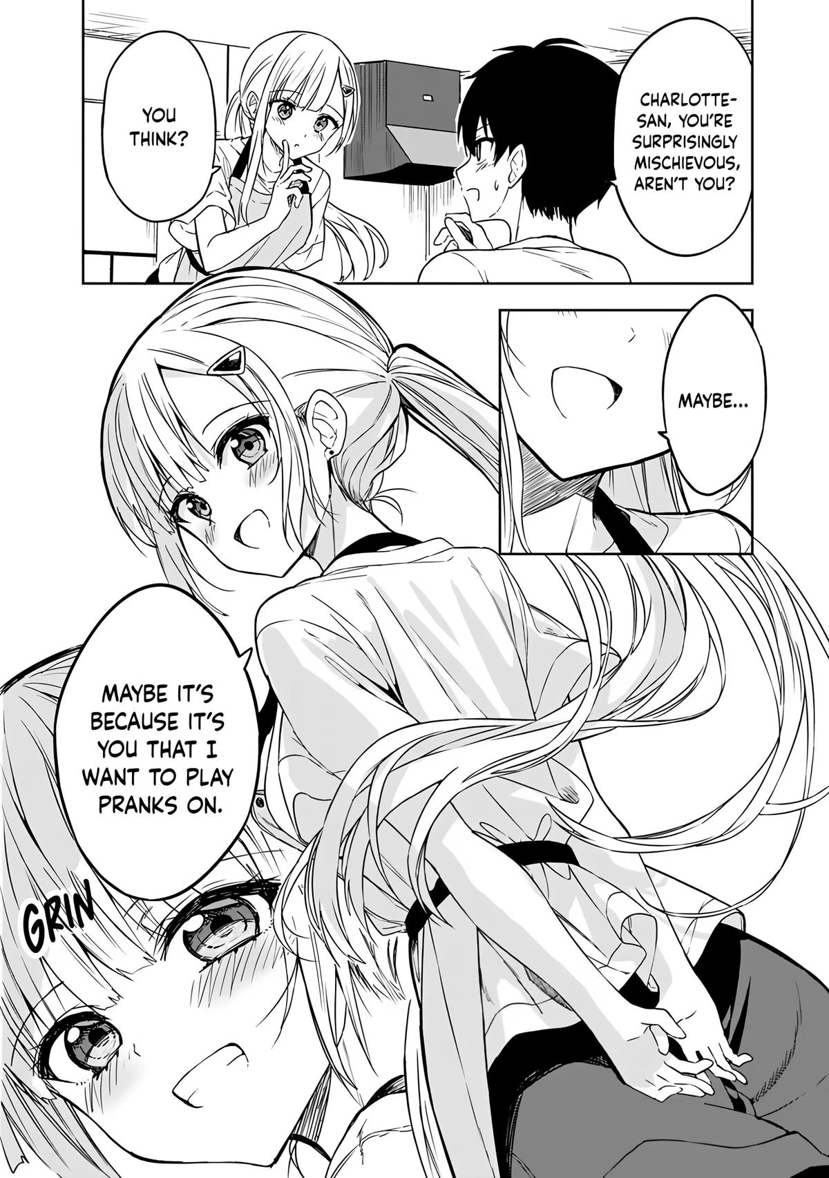The Story of How a Beautiful Foreign Student Who Lives Next Door Started to Visit My House After I Helped a Lost Little Girl Chapter 4 page 7 - 