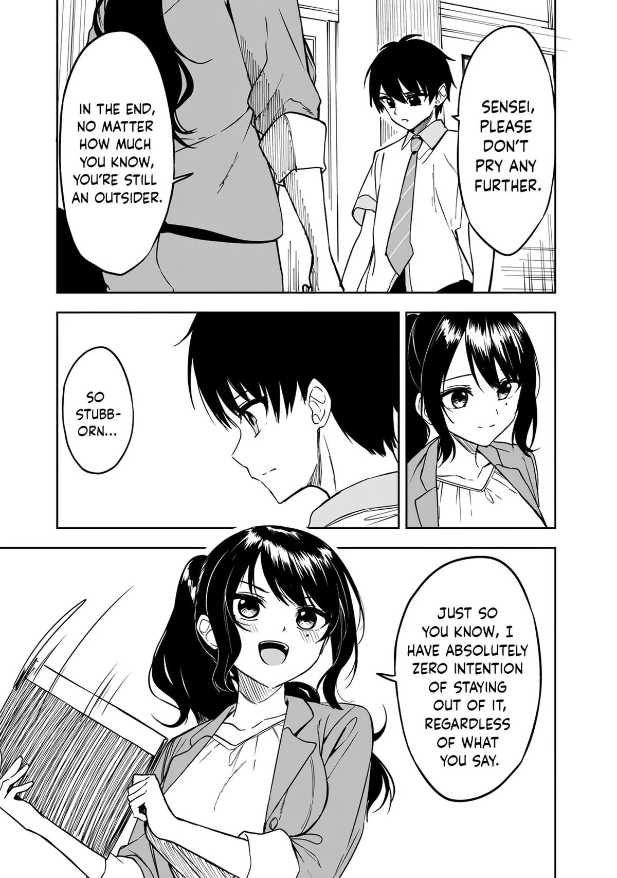 The Story of How a Beautiful Foreign Student Who Lives Next Door Started to Visit My House After I Helped a Lost Little Girl Chapter 6 page 12 - 