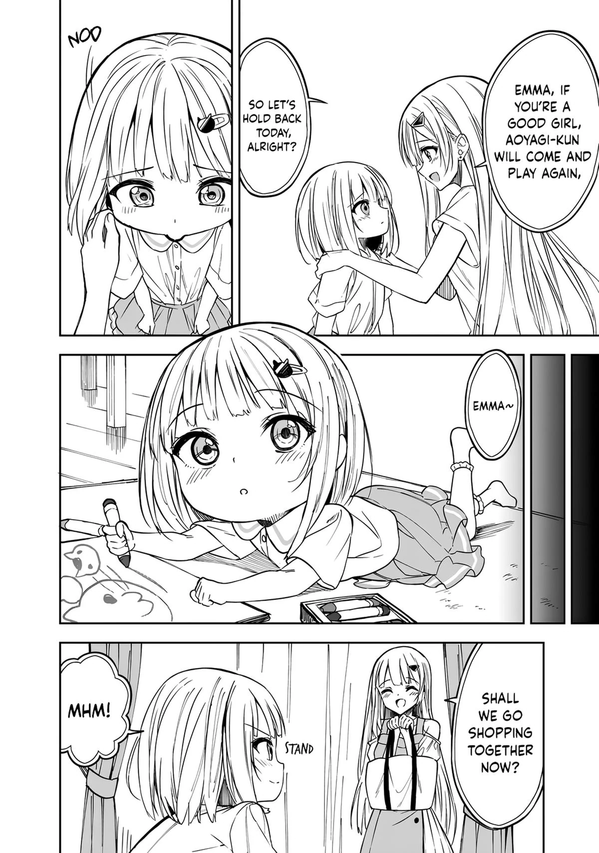 The Story of How a Beautiful Foreign Student Who Lives Next Door Started to Visit My House After I Helped a Lost Little Girl Chapter 6 page 17 - 