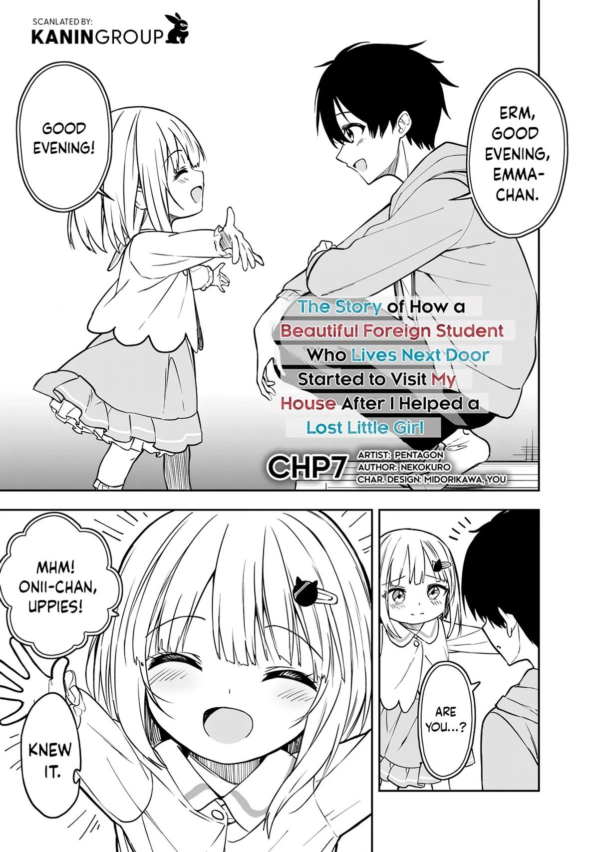 The Story of How a Beautiful Foreign Student Who Lives Next Door Started to Visit My House After I Helped a Lost Little Girl Chapter 7 page 2 - 