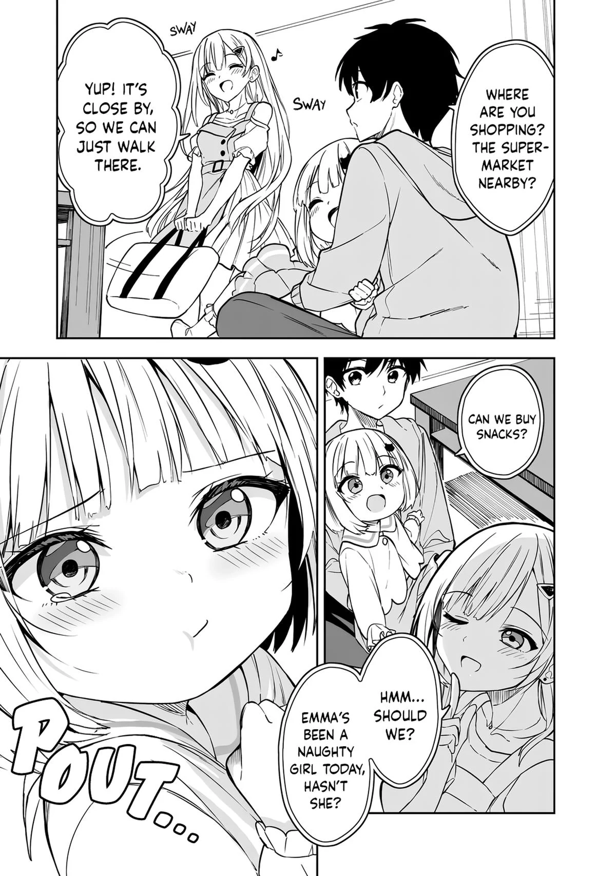 The Story of How a Beautiful Foreign Student Who Lives Next Door Started to Visit My House After I Helped a Lost Little Girl Chapter 7 page 12 - 