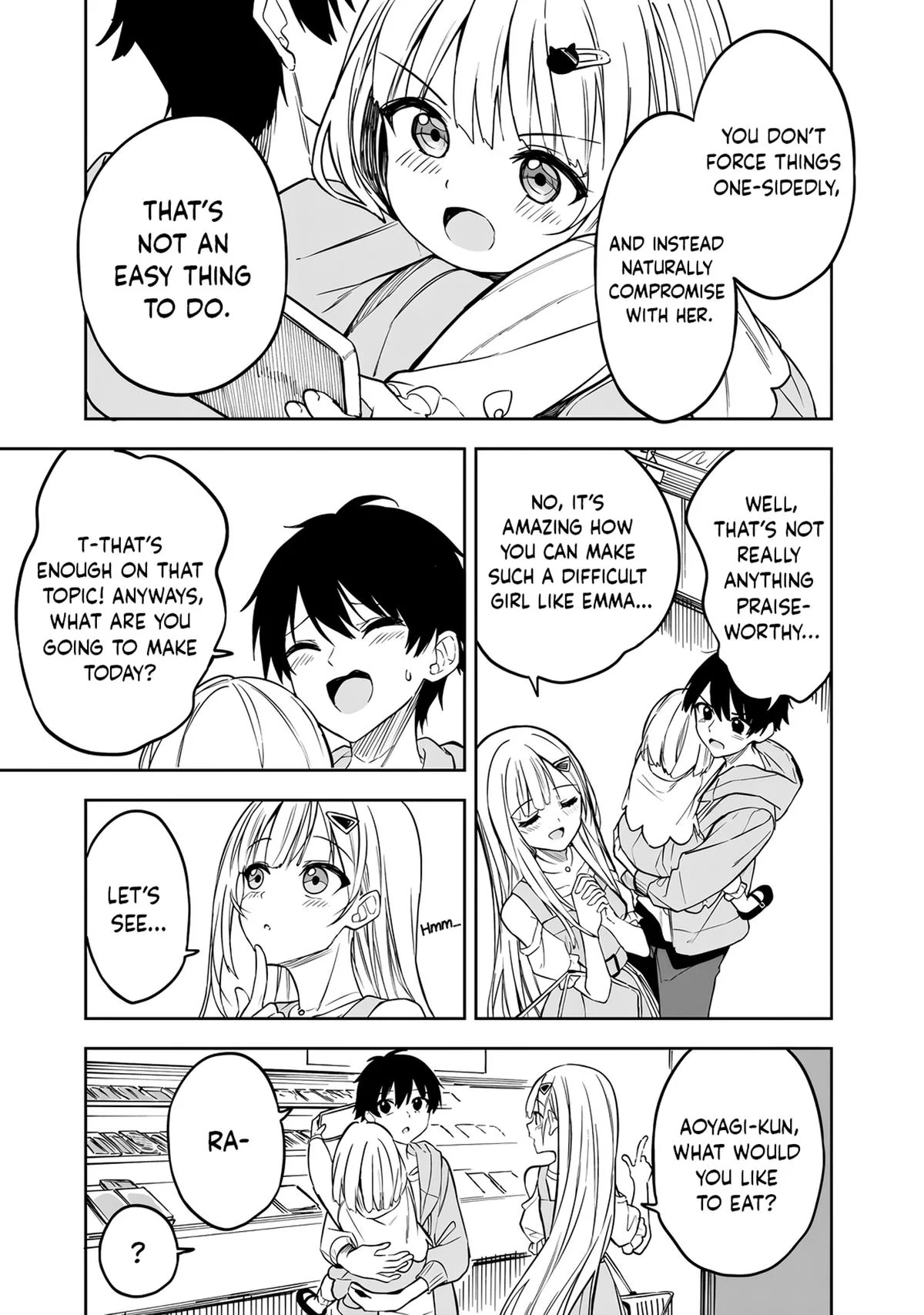 The Story of How a Beautiful Foreign Student Who Lives Next Door Started to Visit My House After I Helped a Lost Little Girl Chapter 7 page 22 - 