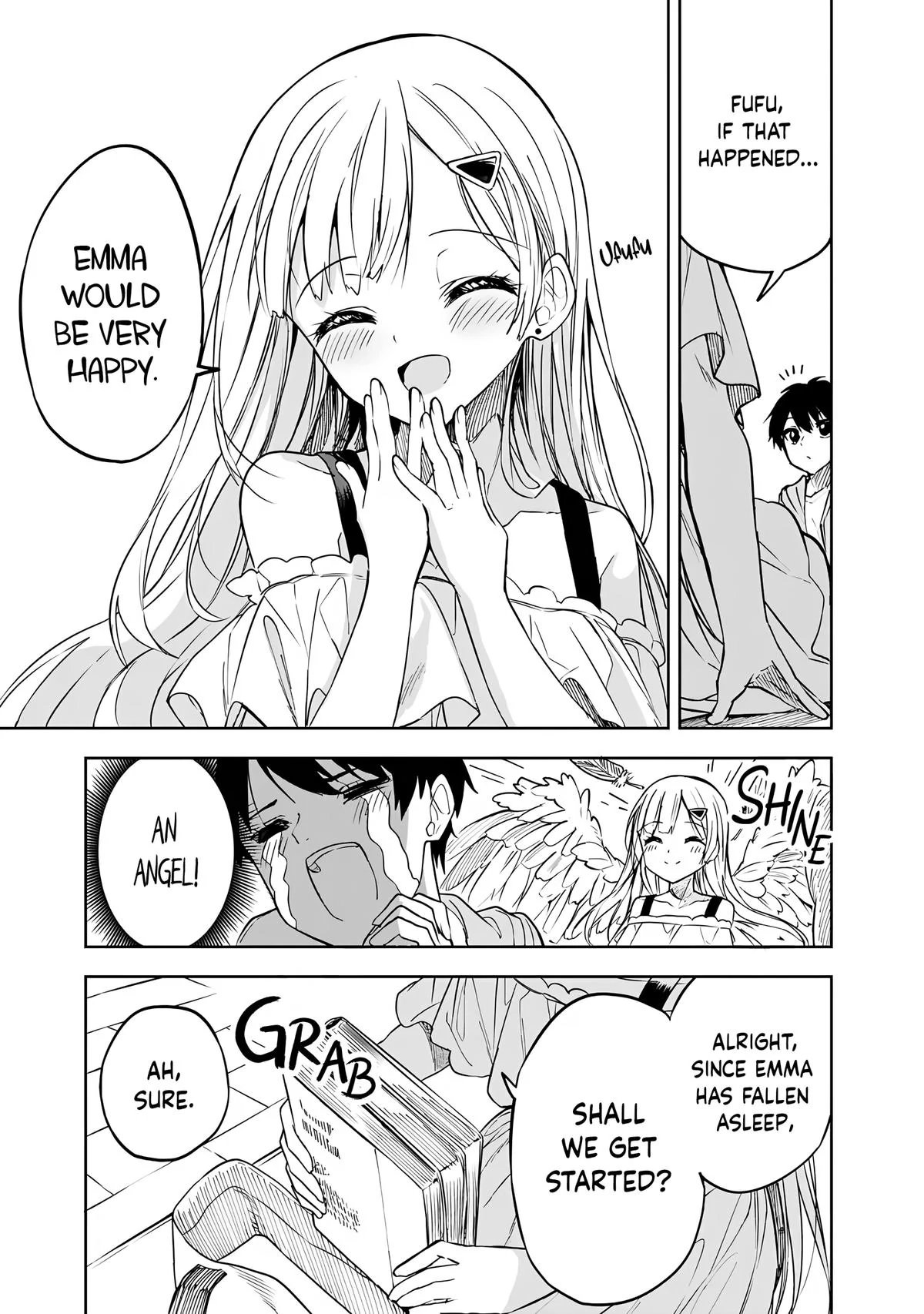 The Story of How a Beautiful Foreign Student Who Lives Next Door Started to Visit My House After I Helped a Lost Little Girl Chapter 9 page 14 - 