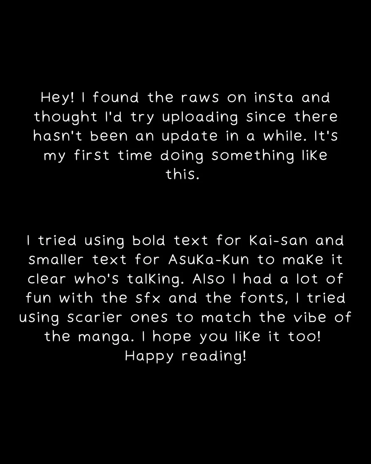 The Story of Monster and Asuka Chapter 17 page 1 - 