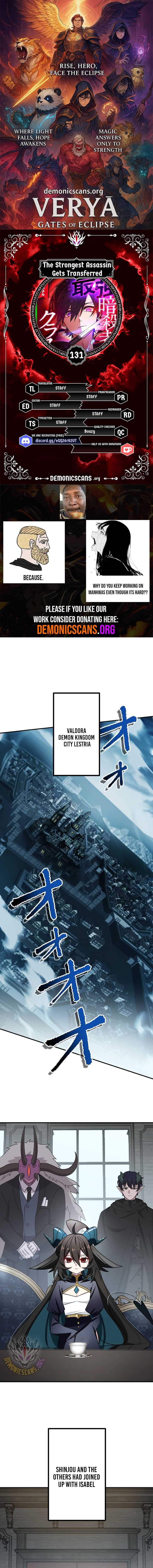 The strongest assassin gets transferred to another world with his whole class Chapter 131 page 1 - 