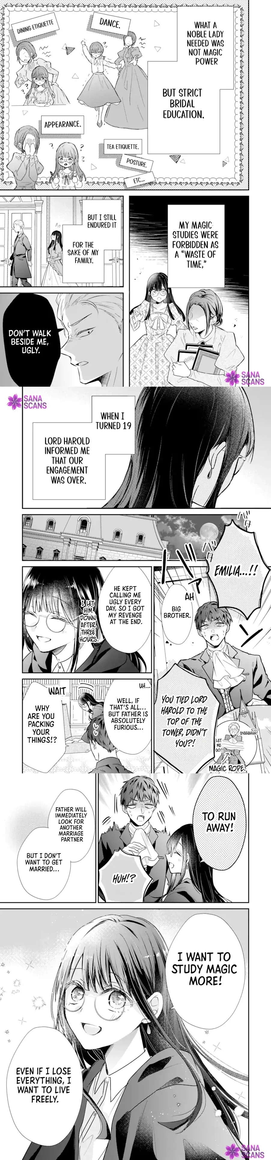 The Strongest Magic Teacher Emilia Crane Lives Freely After Her Broken Engagement. Chapter 1 page 3 - 