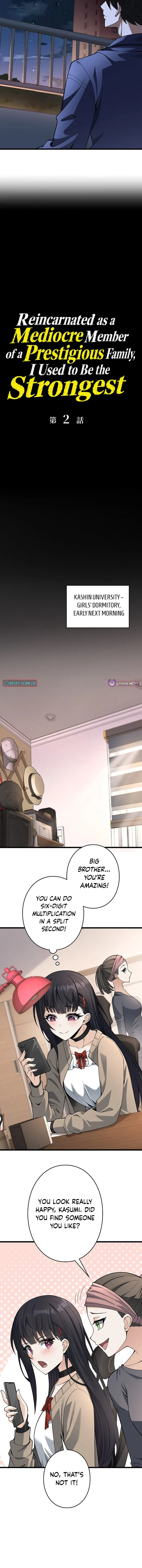 The Strongest Reincarnated as a Mediocre Heir of a Prestigious Family Chapter 2 page 9 - 