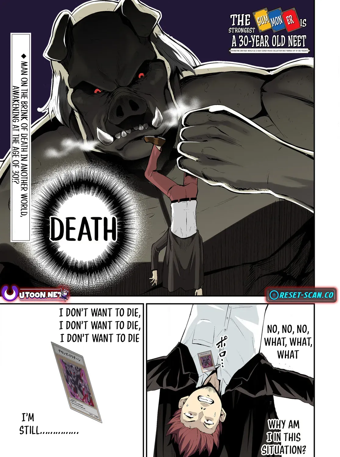 The Strongest Summoner Is a Thirty-Something Guy: The Other World Domination of a Card Gamer Whose Cards Were Disposed of by His Parents Chapter 1.1 page 2 - 