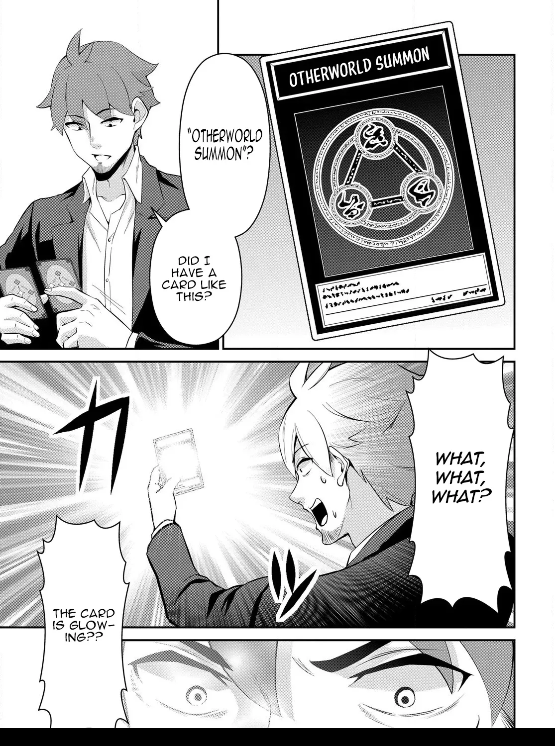 The Strongest Summoner Is a Thirty-Something Guy: The Other World Domination of a Card Gamer Whose Cards Were Disposed of by His Parents Chapter 1.1 page 26 - 