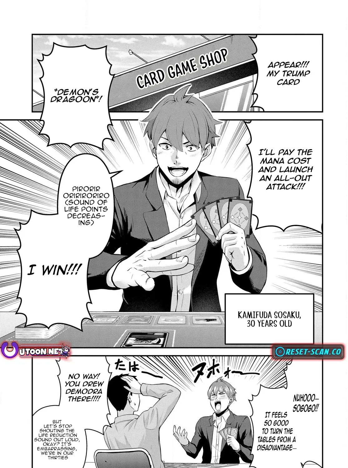 The Strongest Summoner Is a Thirty-Something Guy: The Other World Domination of a Card Gamer Whose Cards Were Disposed of by His Parents Chapter 1.1 page 10 - 