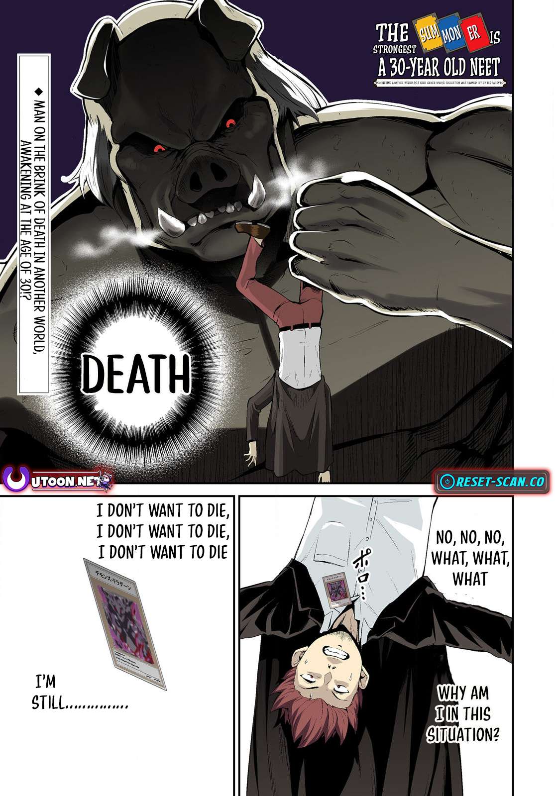 The Strongest Summoner Is a Thirty-Something Guy: The Other World Domination of a Card Gamer Whose Cards Were Disposed of by His Parents Chapter 1 page 2 - 
