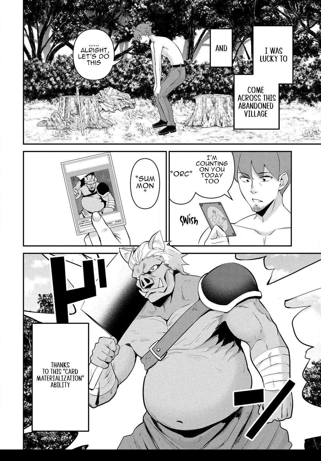 The Strongest Summoner Is a Thirty-Something Guy: The Other World Domination of a Card Gamer Whose Cards Were Disposed of by His Parents Chapter 1 page 27 - 