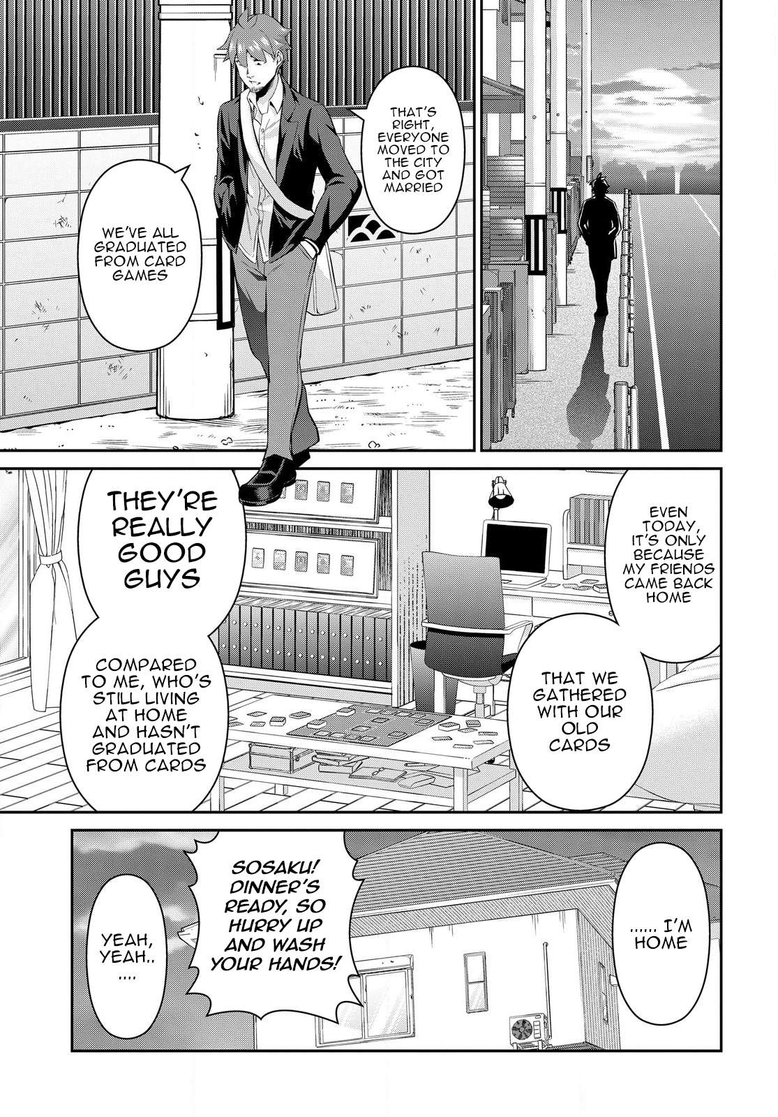 The Strongest Summoner Is a Thirty-Something Guy: The Other World Domination of a Card Gamer Whose Cards Were Disposed of by His Parents Chapter 1 page 8 - 