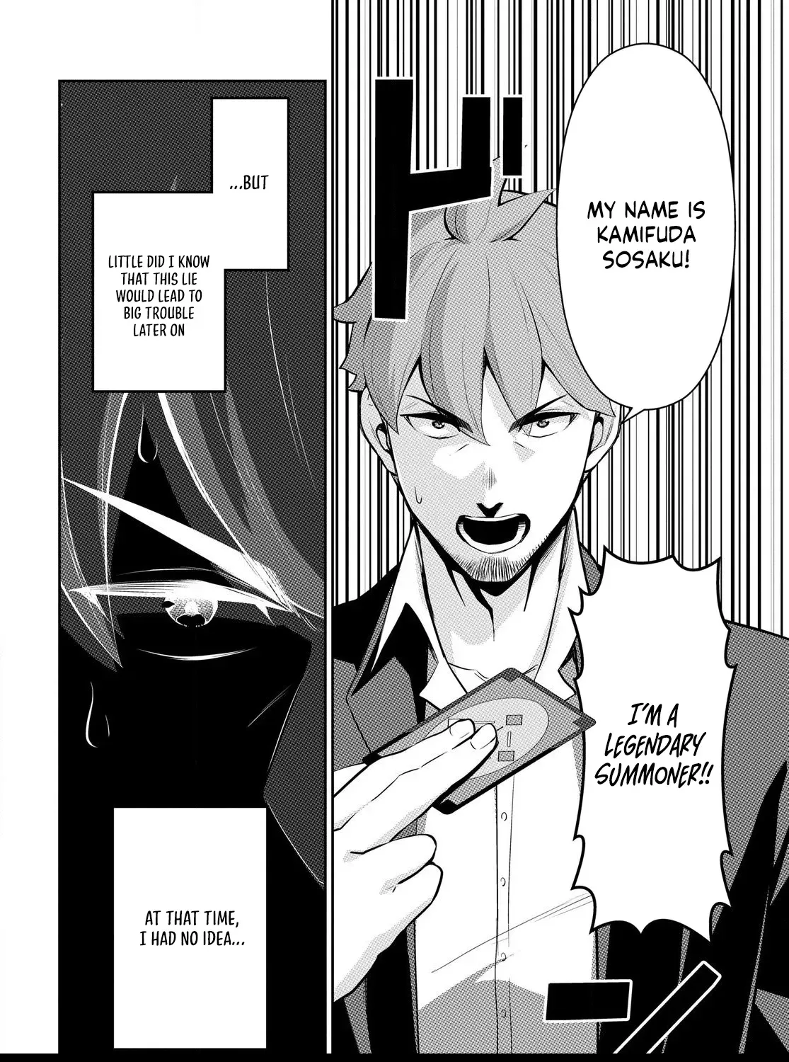 The Strongest Summoner Is a Thirty-Something Guy: The Other World Domination of a Card Gamer Whose Cards Were Disposed of by His Parents Chapter 2.1 page 4 - 