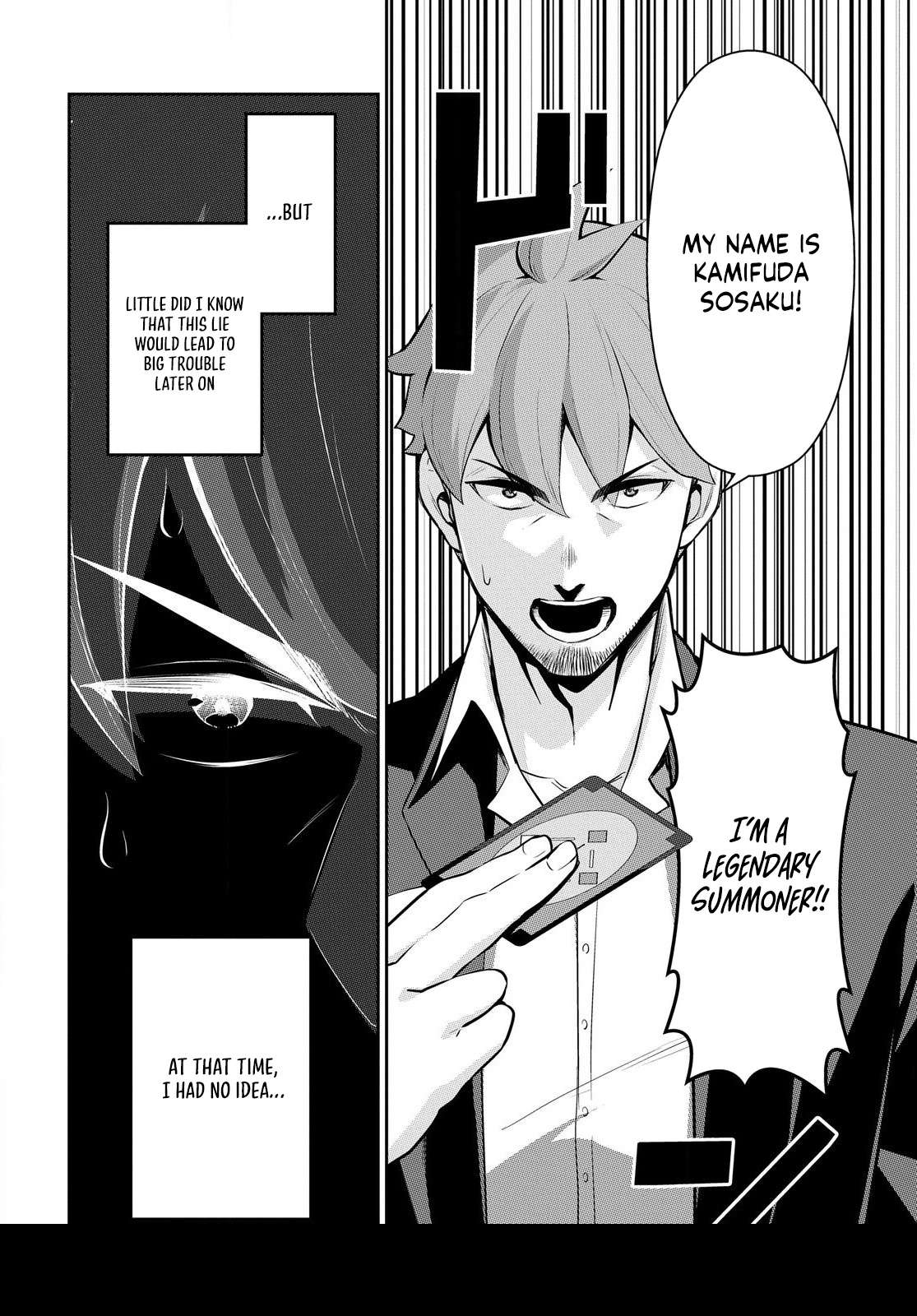 The Strongest Summoner Is a Thirty-Something Guy: The Other World Domination of a Card Gamer Whose Cards Were Disposed of by His Parents Chapter 2 page 3 - 