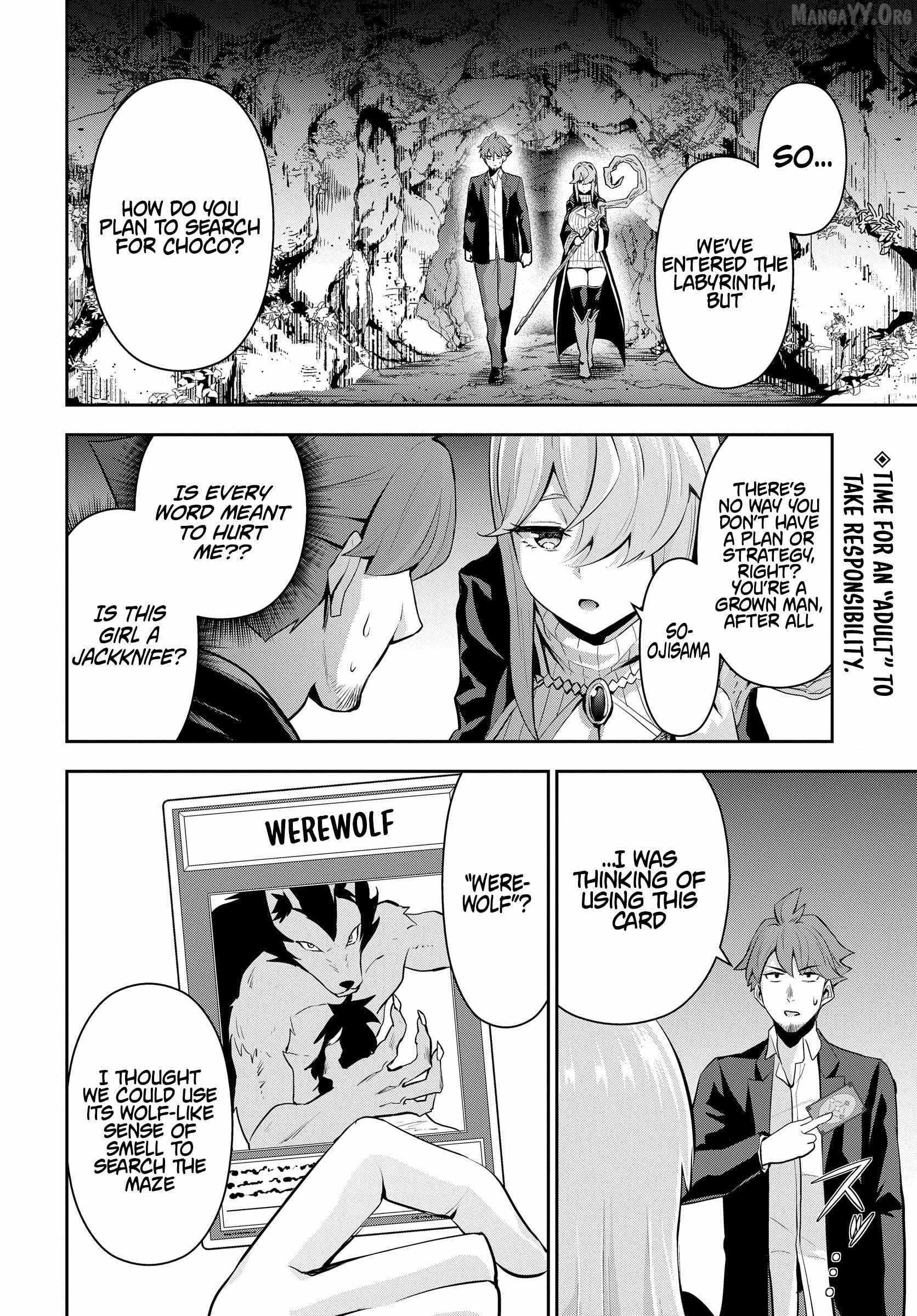 The Strongest Summoner Is a Thirty-Something Guy: The Other World Domination of a Card Gamer Whose Cards Were Disposed of by His Parents Chapter 5 page 2 - 