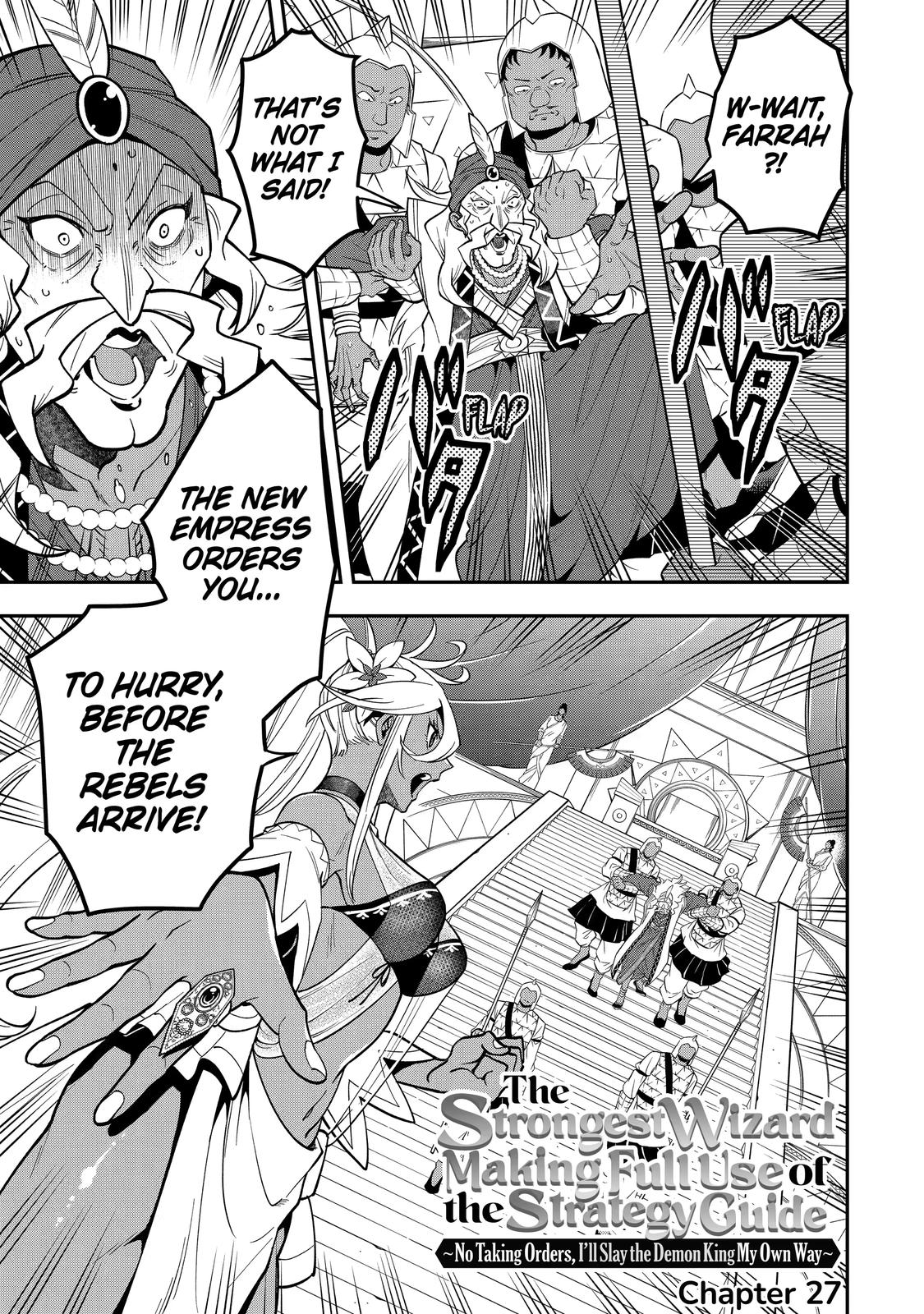 The Strongest Wizard Making Full Use of the Strategy Guide - No Taking Orders, I