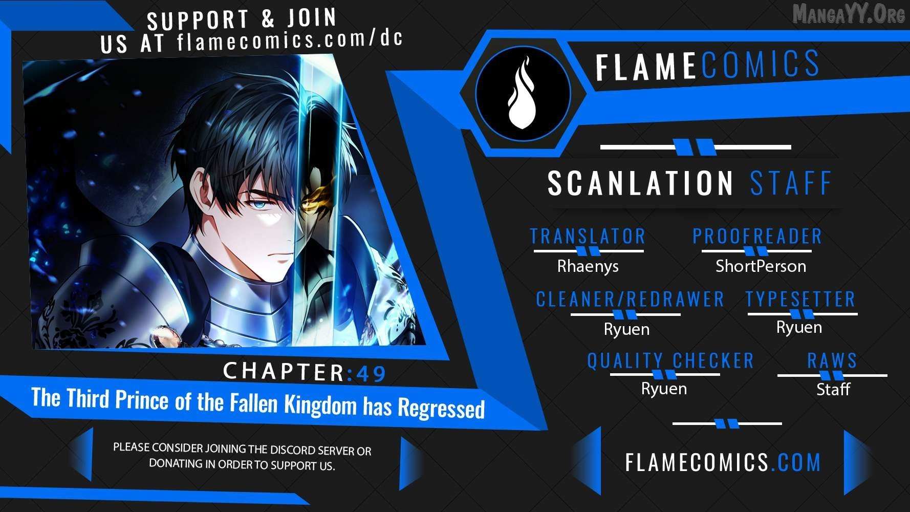 The Third Prince of the Fallen Kingdom has Regressed Chapter 49 page 1 - 