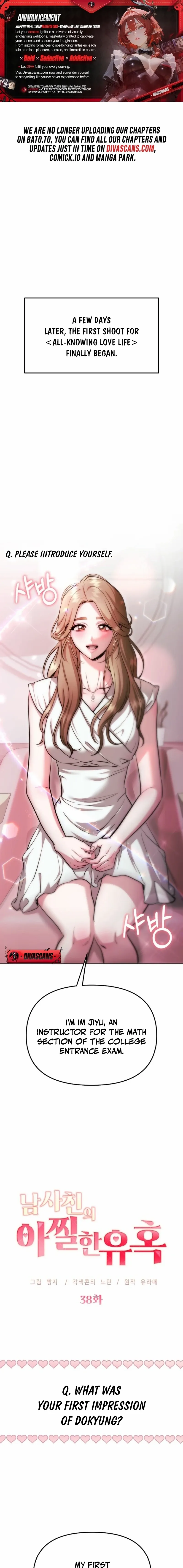 The Thrilling Temptation of a Boyfriend Chapter 38 page 1 - 