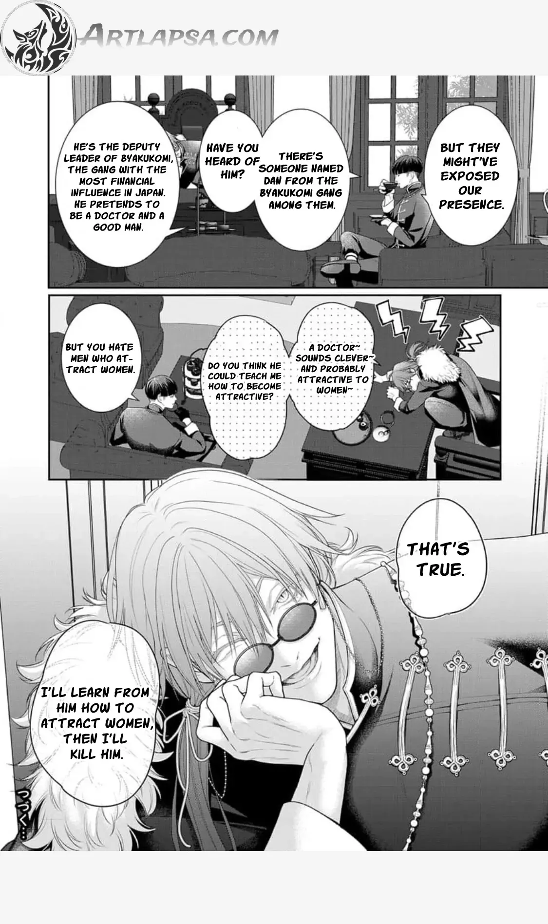 The tiger in the white coat is an outstanding yakuza Chapter 12 page 26 - 
