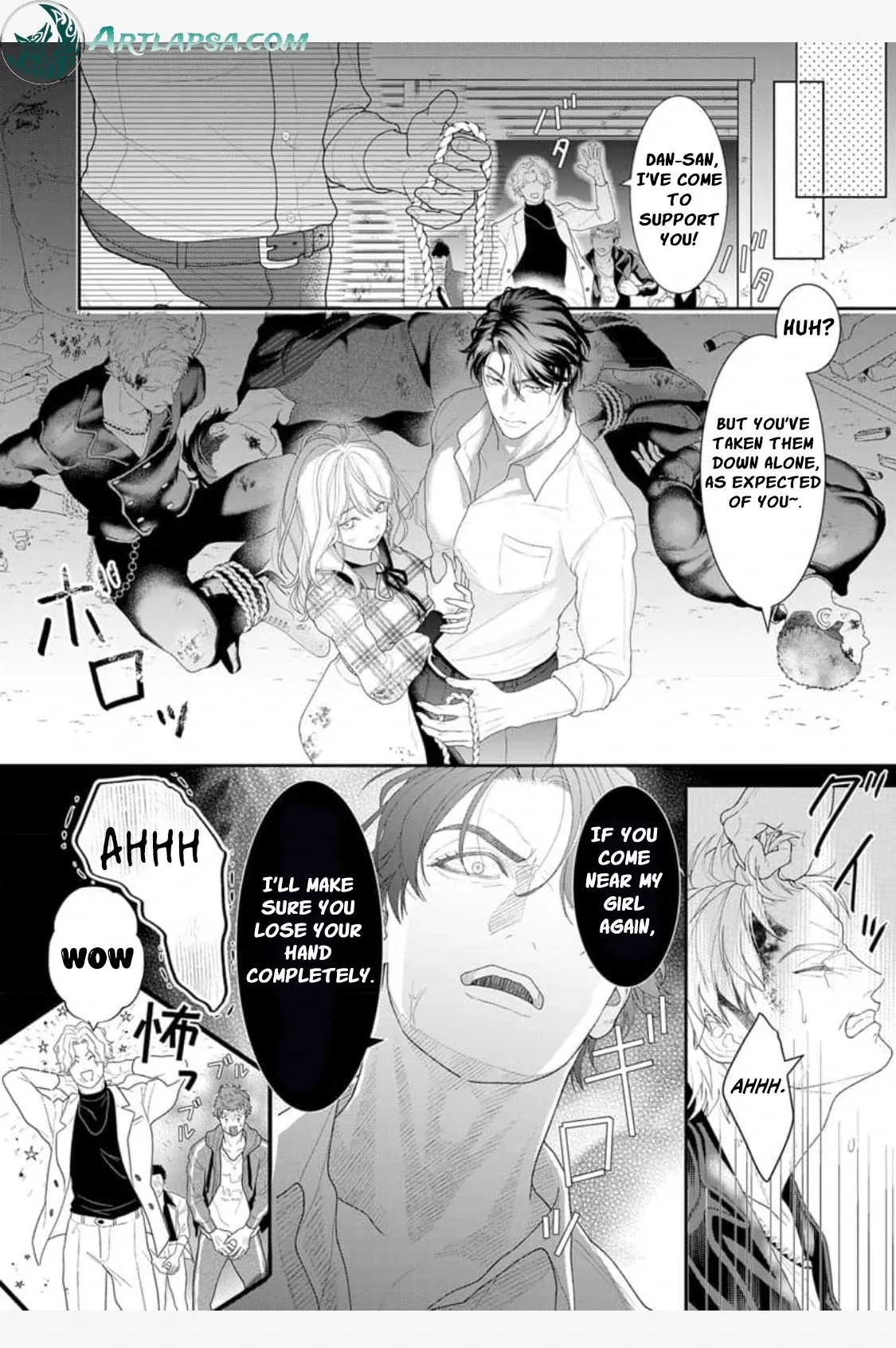 The tiger in the white coat is an outstanding yakuza Chapter 3 page 18 - 