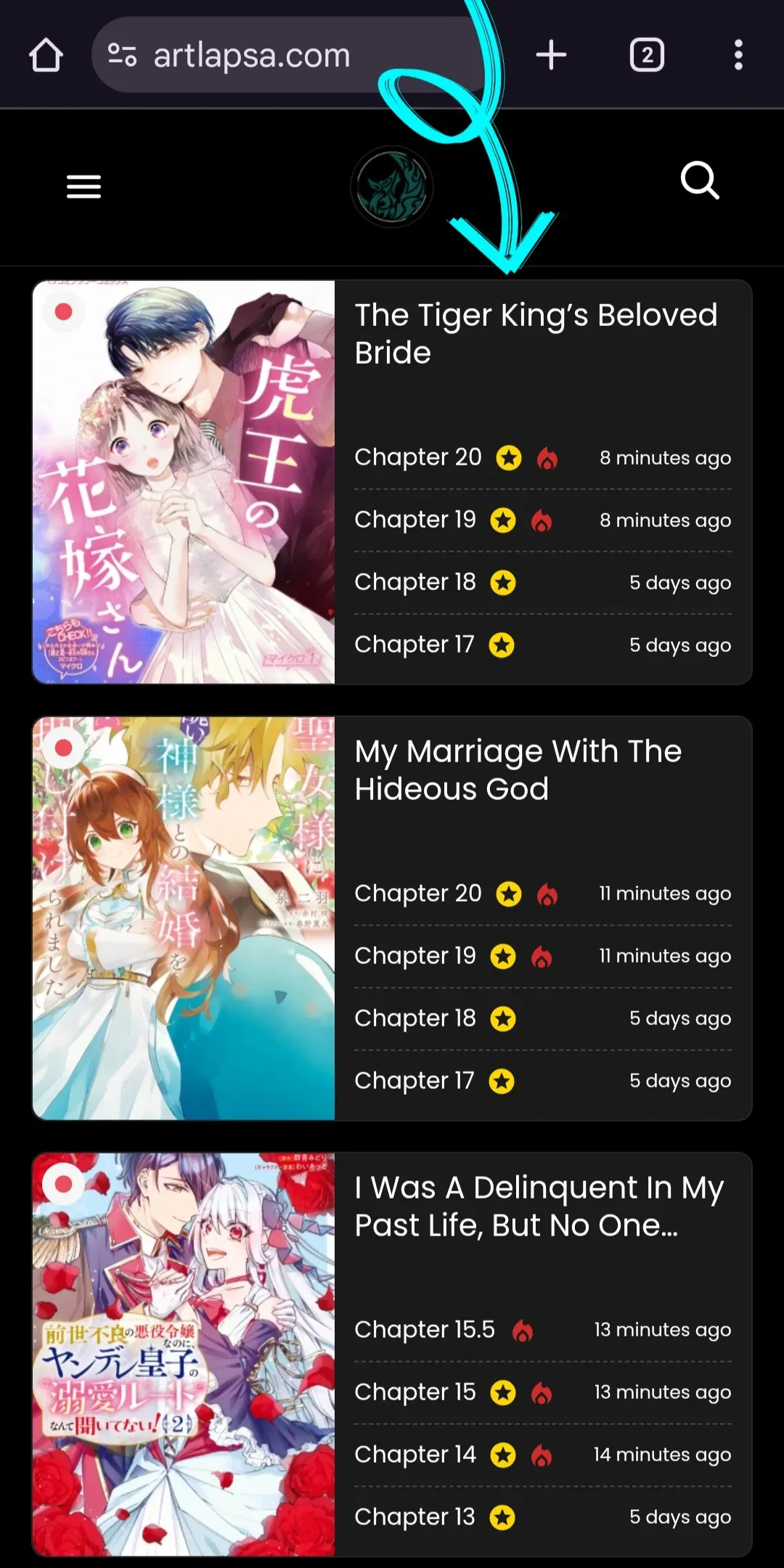 The Tiger King’s Beloved Bride Chapter 10 page 1 - 