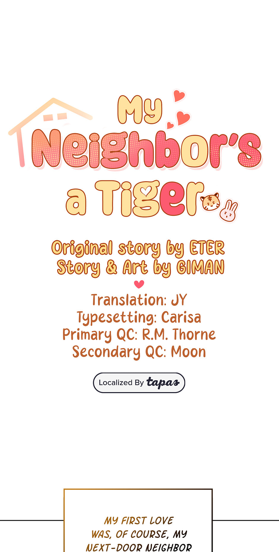 The tiger next door Chapter 25 page 1 - 