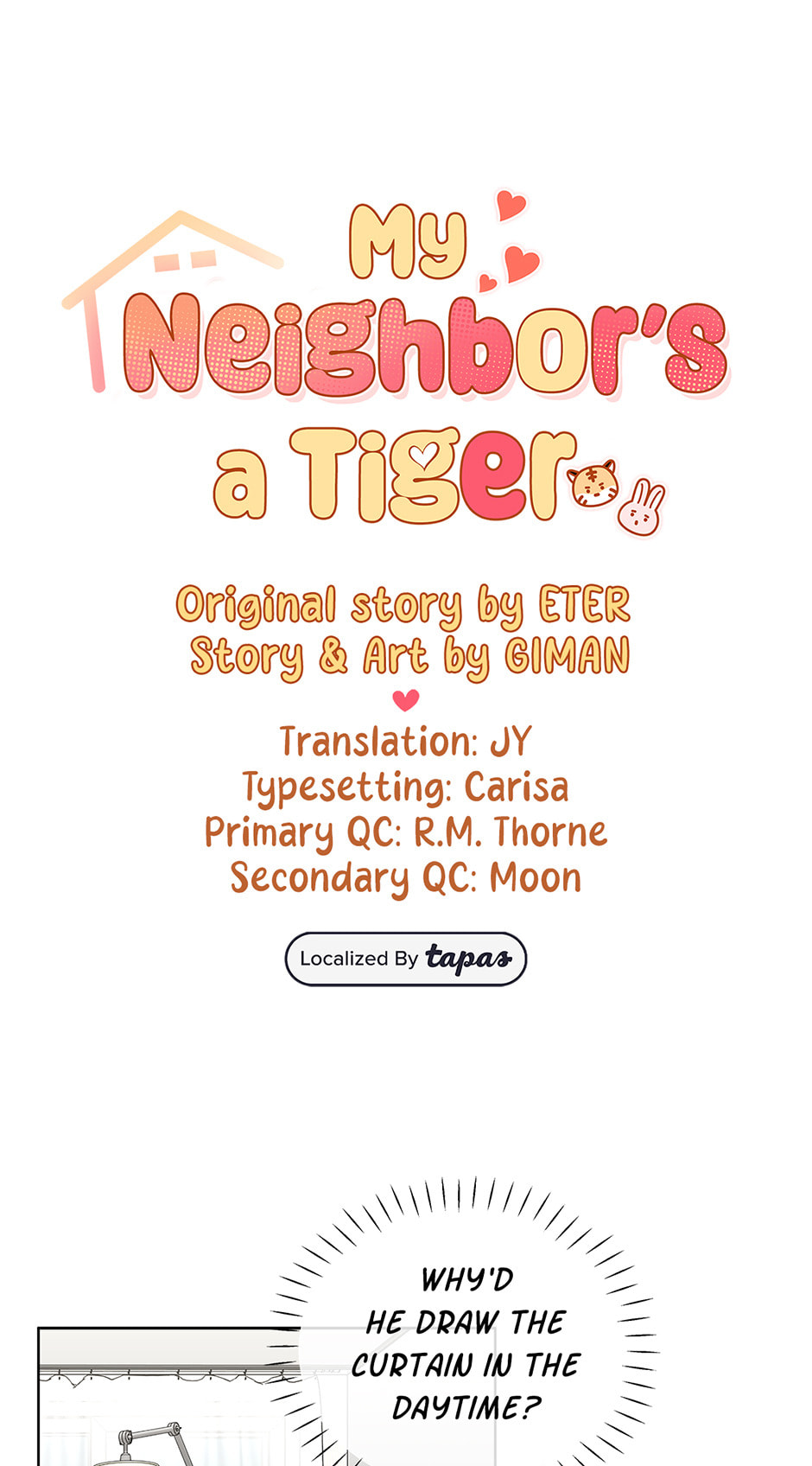 The tiger next door Chapter 37 page 1 - 