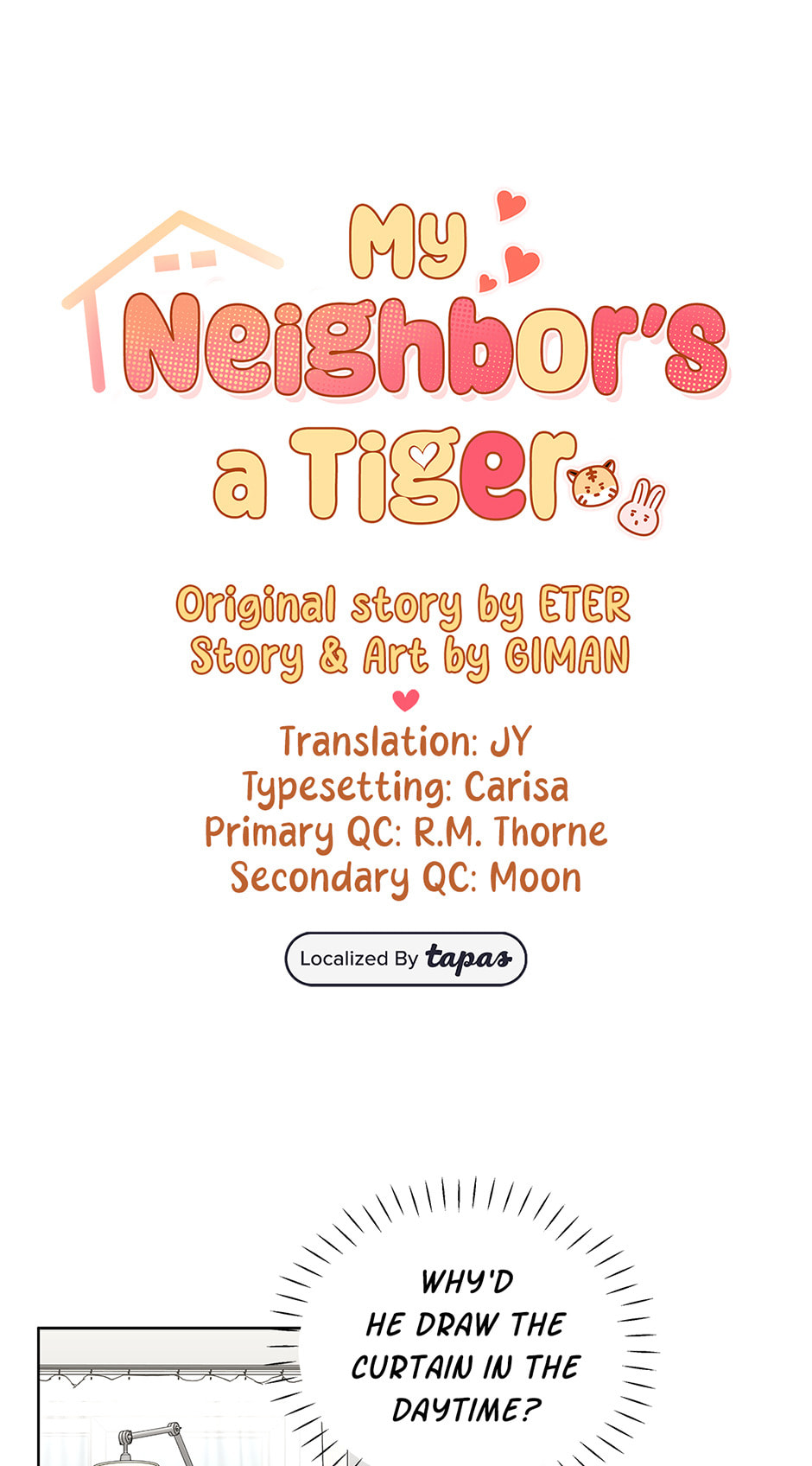 The tiger next door Chapter 38 page 1 - 