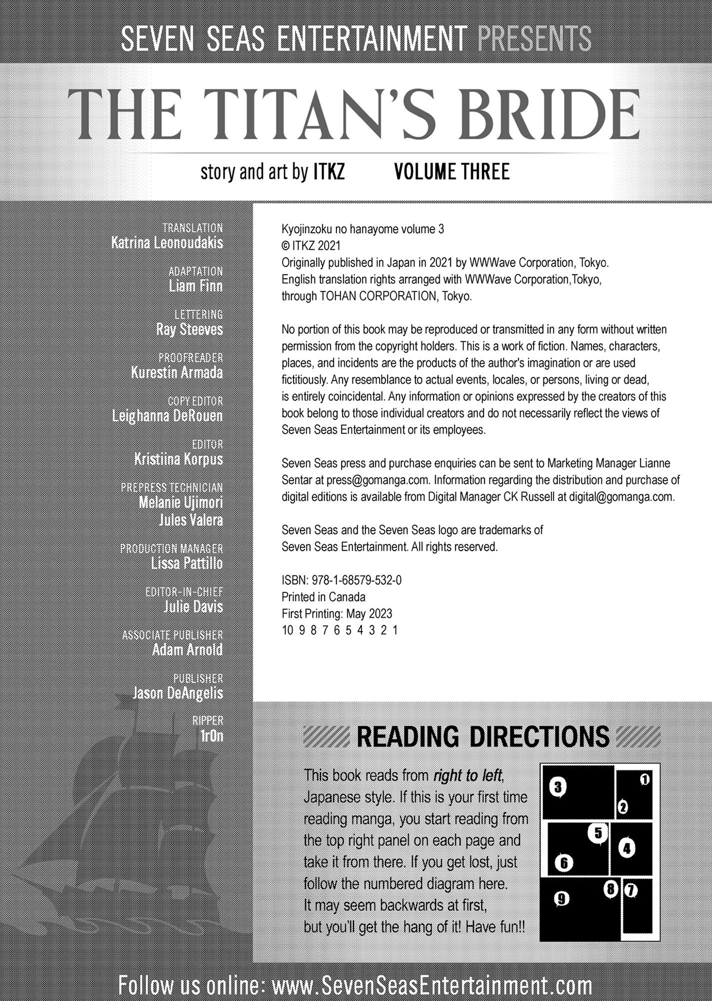 The Titan’s Bride Chapter 6.7 page 150 - 