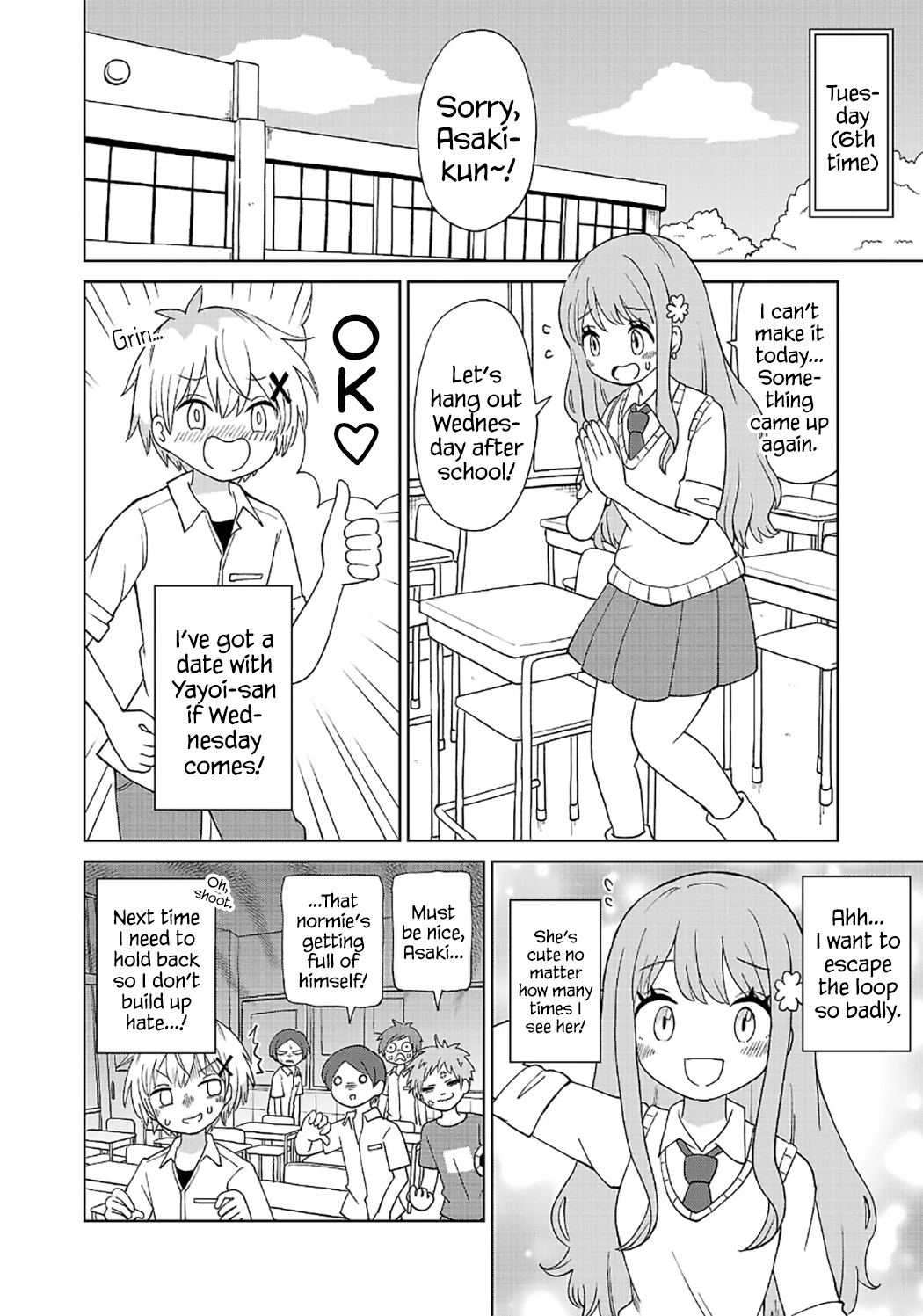 The Tomorrow I Want to See with Kako: A Time-Loop Romantic Comedy Chapter 2 page 6 - 