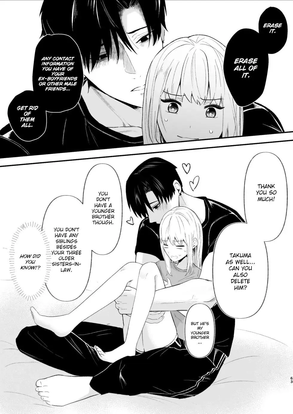The True Identity of the Gentle Senior is a Yandere Chapter 1 page 63 - 