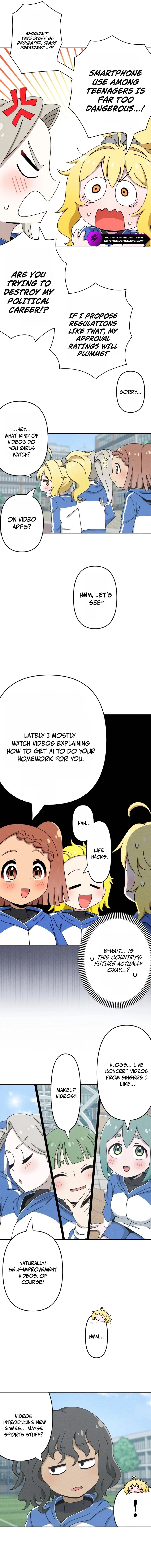 The Twin-Tailed President of the Girlification Research Lab Chapter 14 page 10 - 