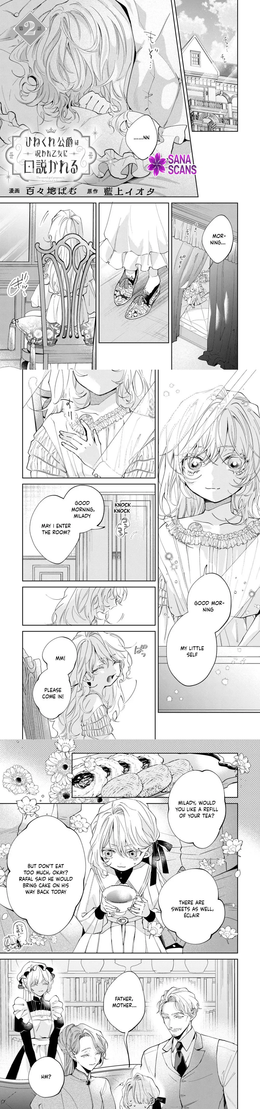The Twisted Duke Is Wooed by a Cursed Maiden Chapter 2 page 1 - 