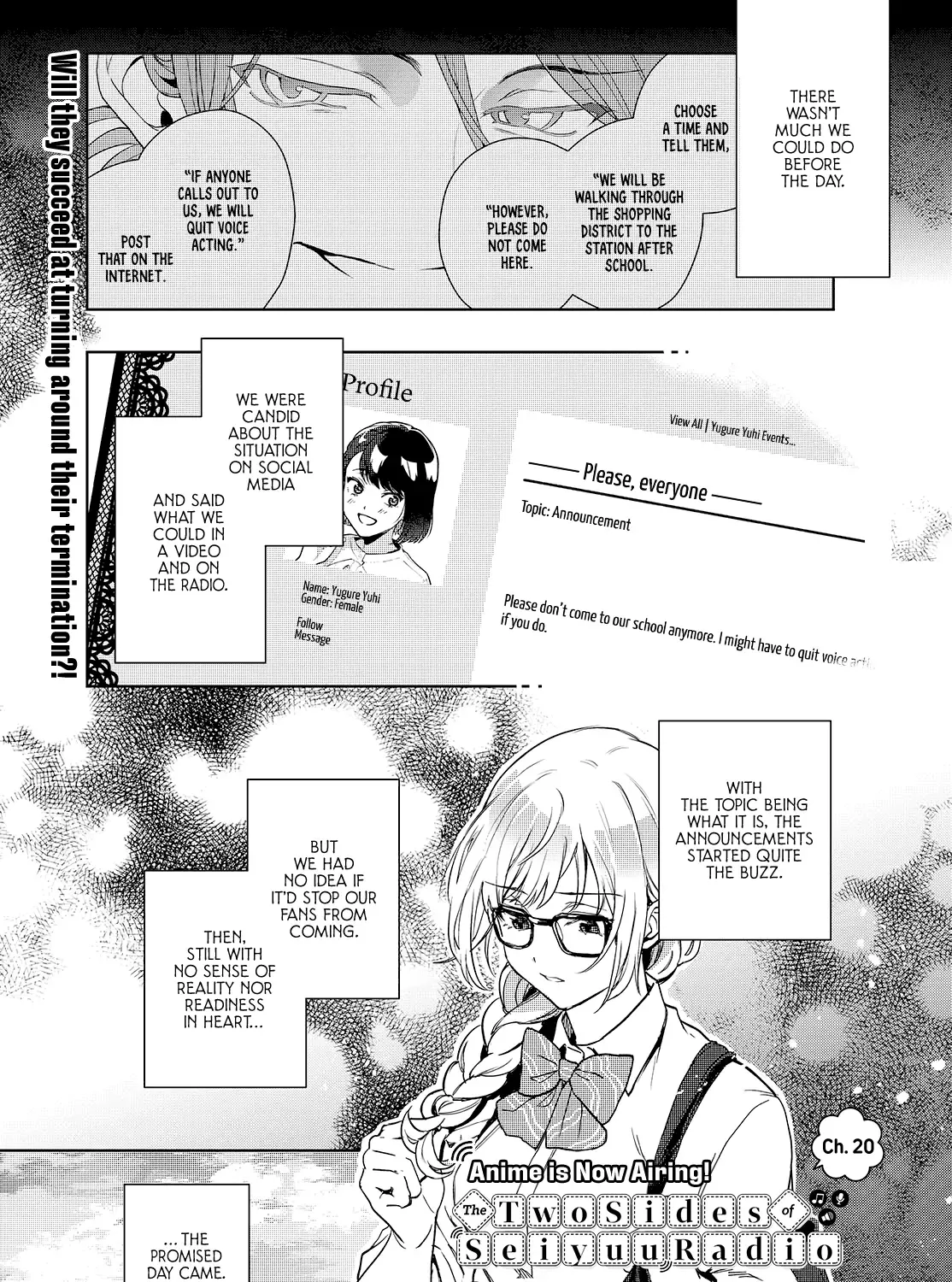 The Two Sides of Seiyuu Radio Chapter 20 page 3 - 