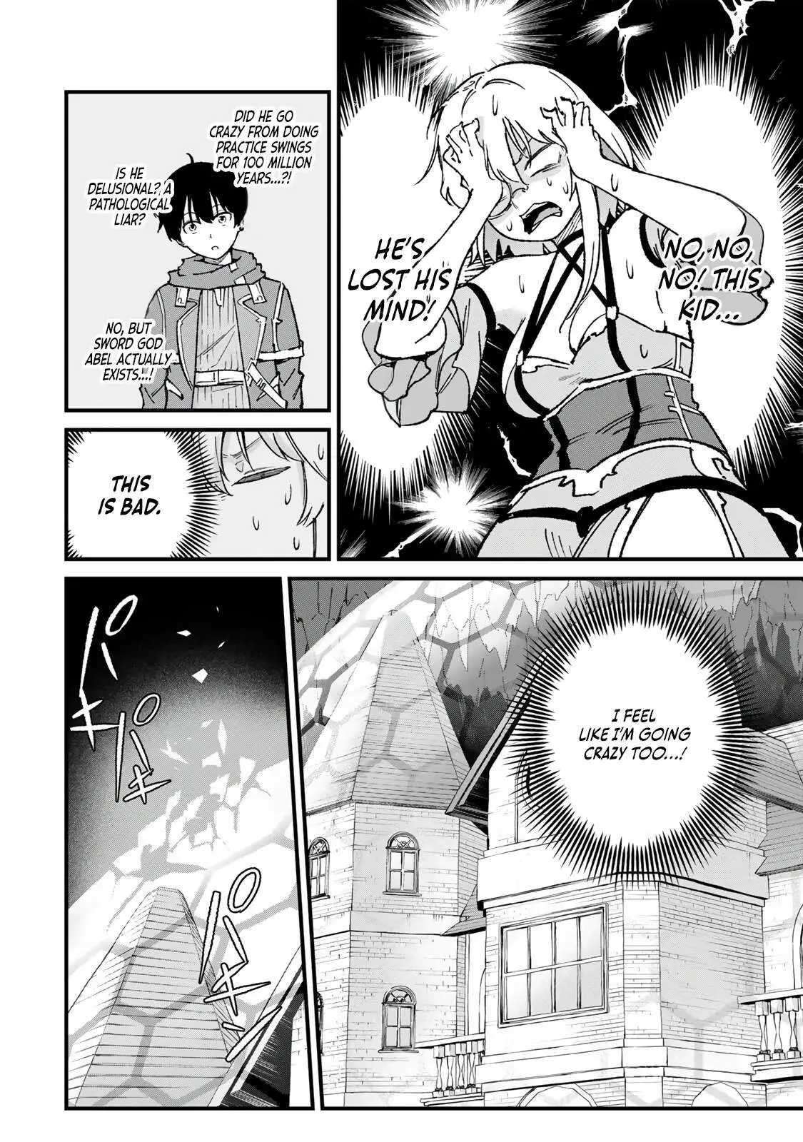 The Unaware Sword Saint Who Trained for 100 Million Years: Overwhelming Another World with the All-Purpose Divine Artifact Mocked as a Mere Stick and the “Sword Demon” Persona Born from Extreme Training Chapter 2 page 11 - 