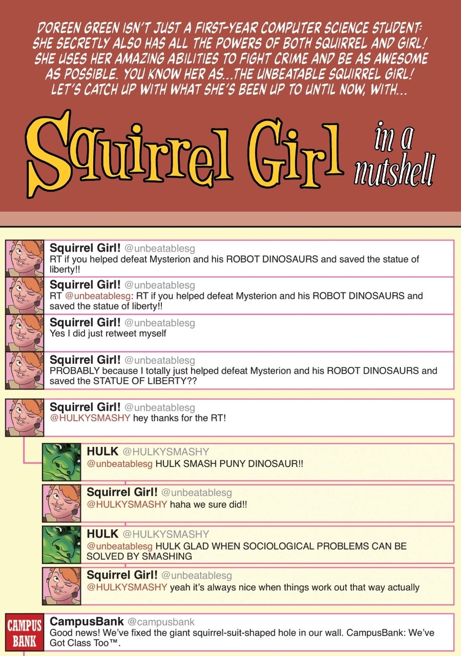 The Unbeatable Squirrel Girl Episode 11 page 1 - 
