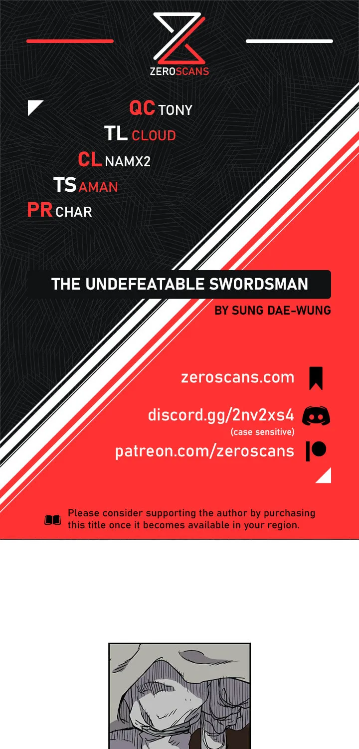 The Undefeatable Swordsman Chapter 2 page 1 - 